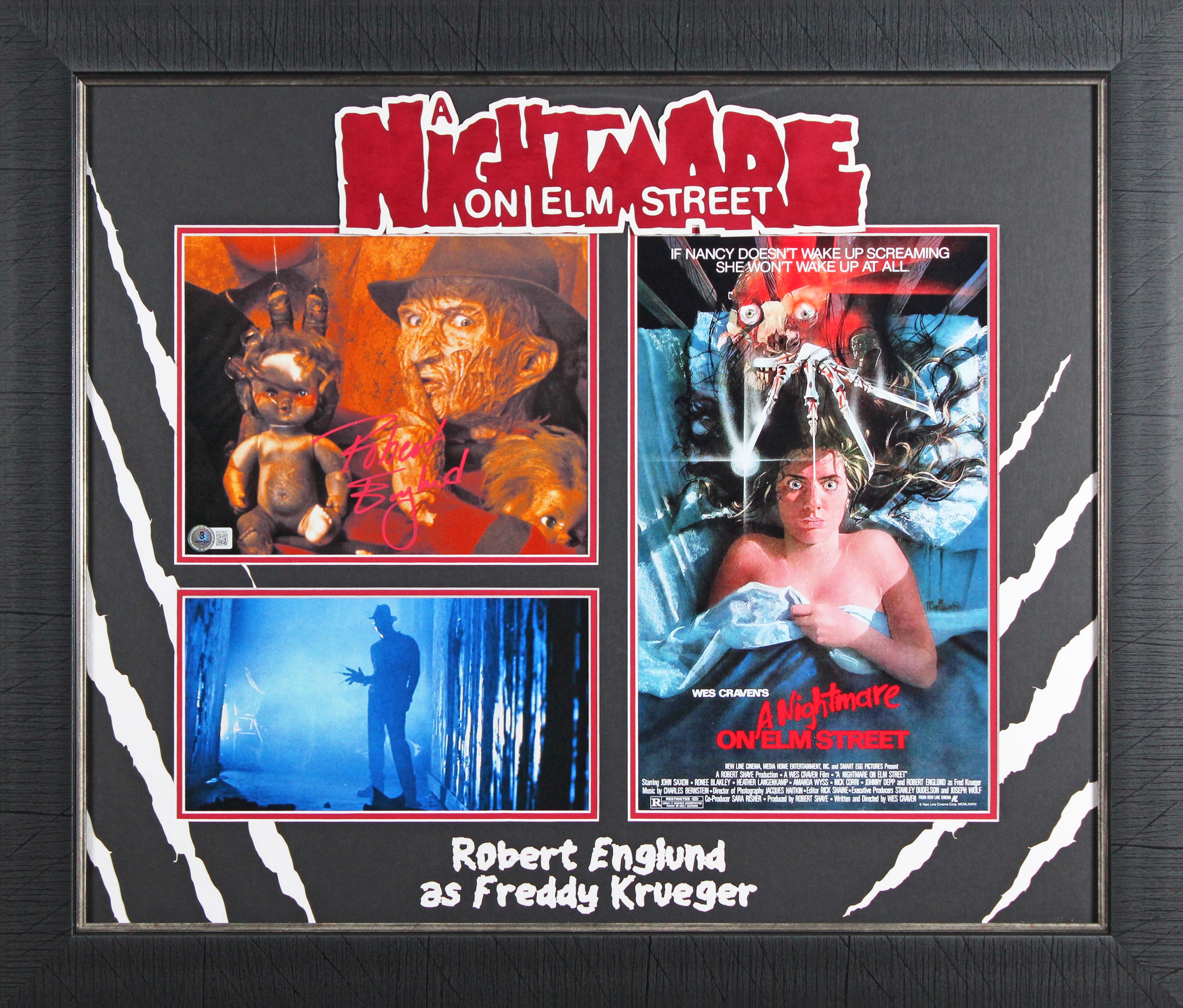 Robert Englund A Nightmare on Elm Street Signed 8x10 Framed Photo BAS #BQ33632
