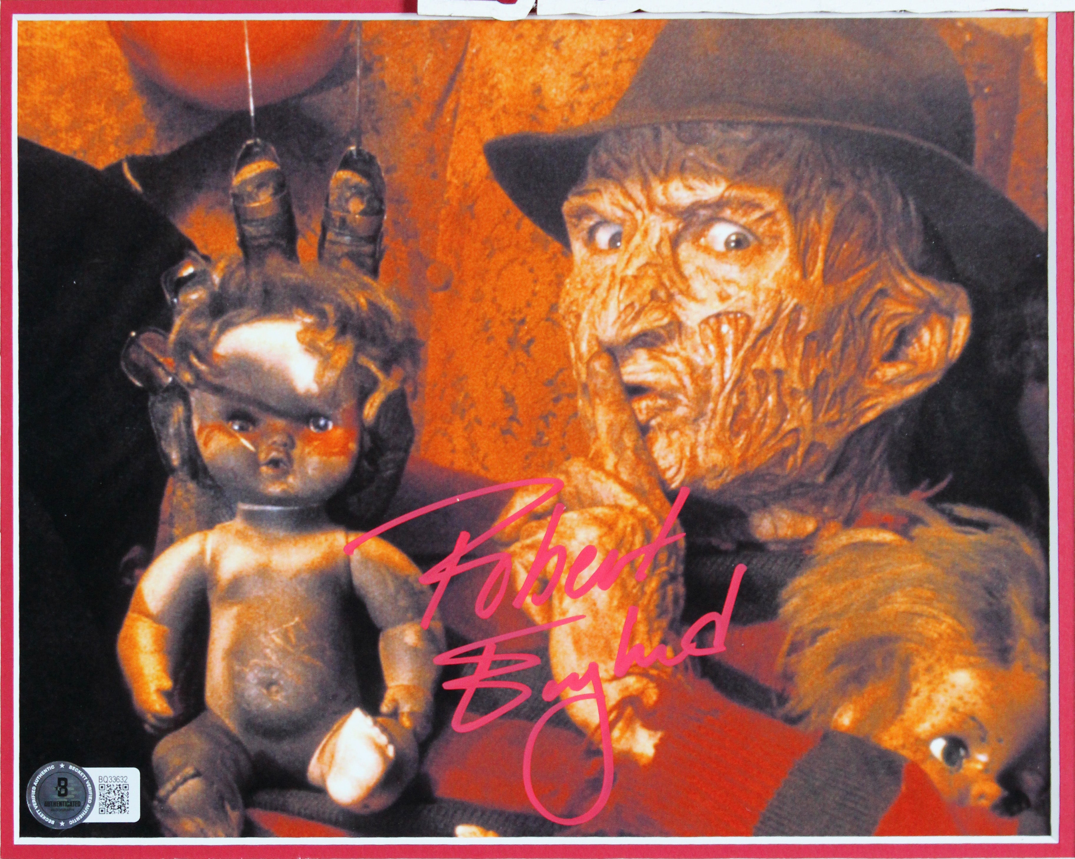 Robert Englund A Nightmare on Elm Street Signed 8x10 Framed Photo BAS #BQ33632