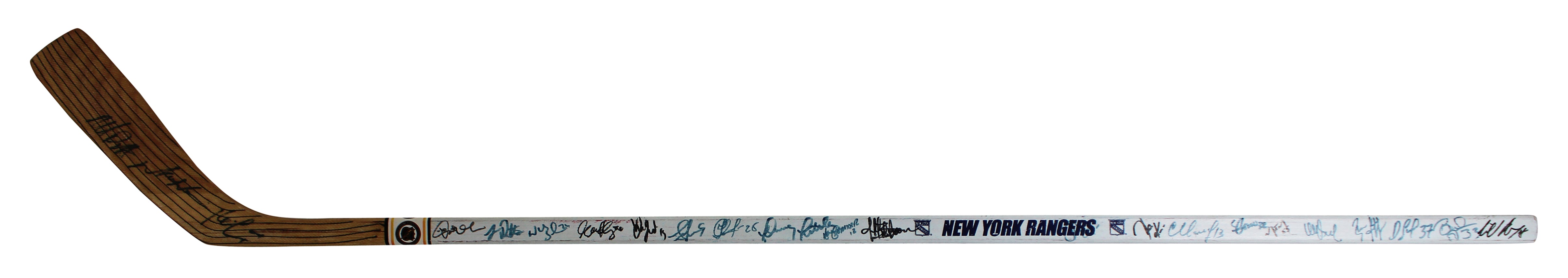 Rangers (23) Richter, Messier, Kurri +20 Signed NHL Hockey Stick BAS #AG010123