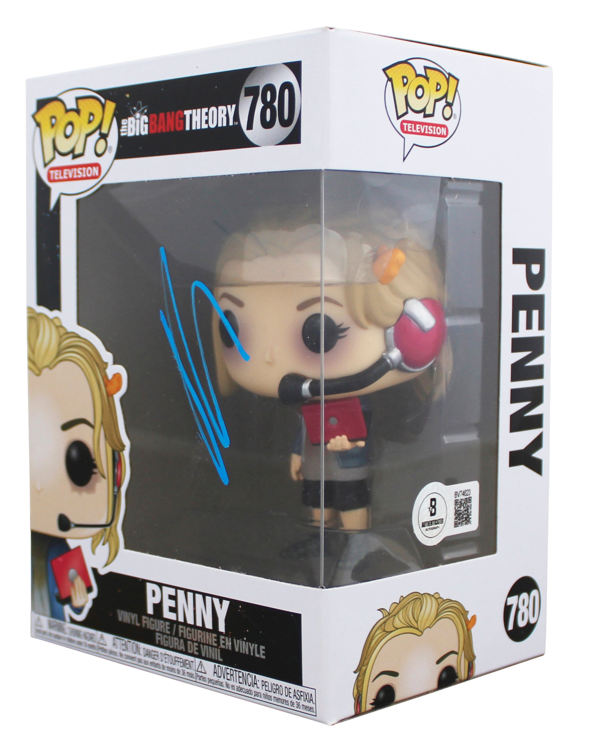 Kaley Cuoco The Big Bang Theory Signed Penny #780 Funko Pop Figure BAS #BV74623