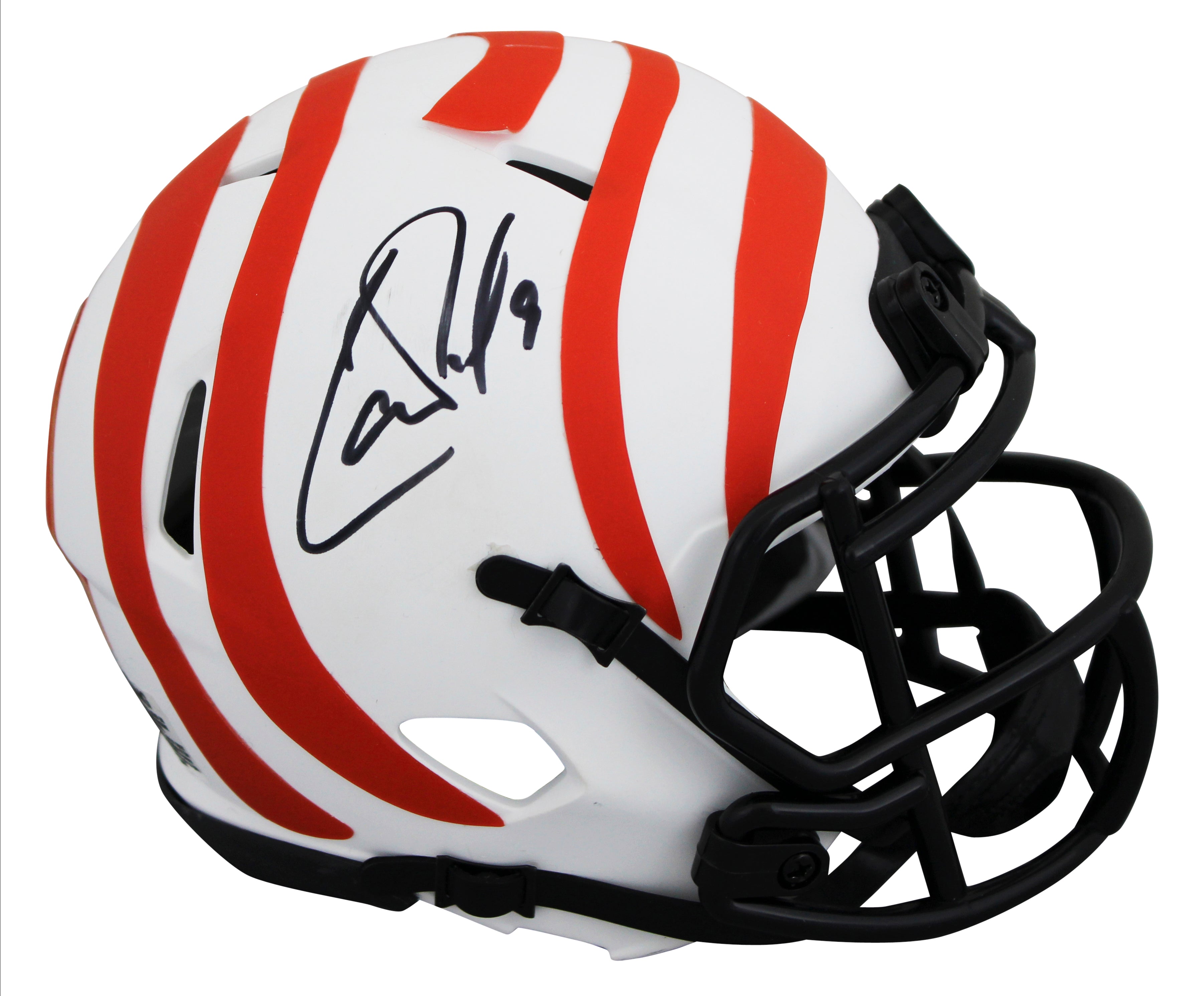 Bengals Carson Palmer Authentic Signed Lunar Speed Mini Helmet JSA #WIT797408