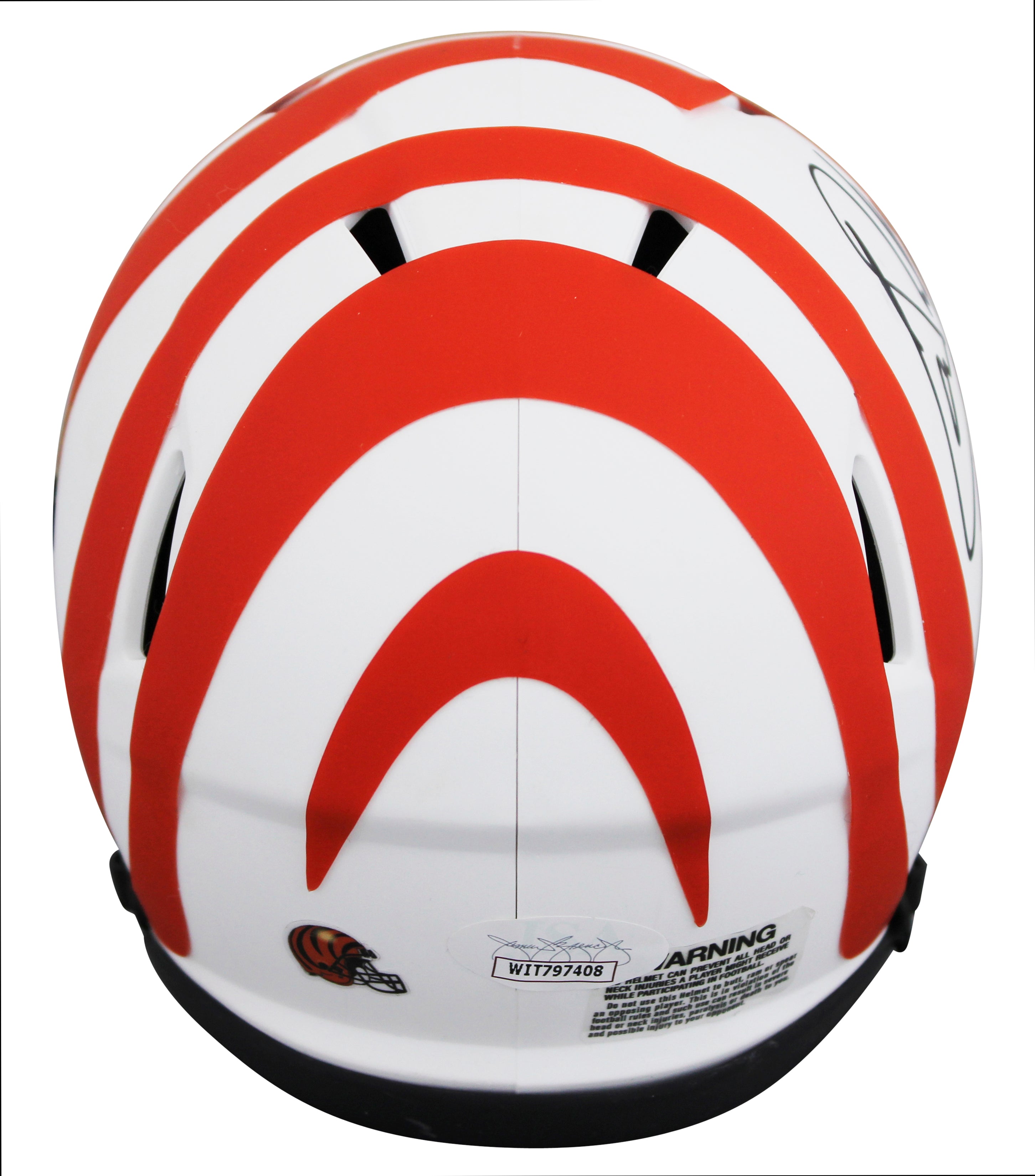 Bengals Carson Palmer Authentic Signed Lunar Speed Mini Helmet JSA #WIT797408