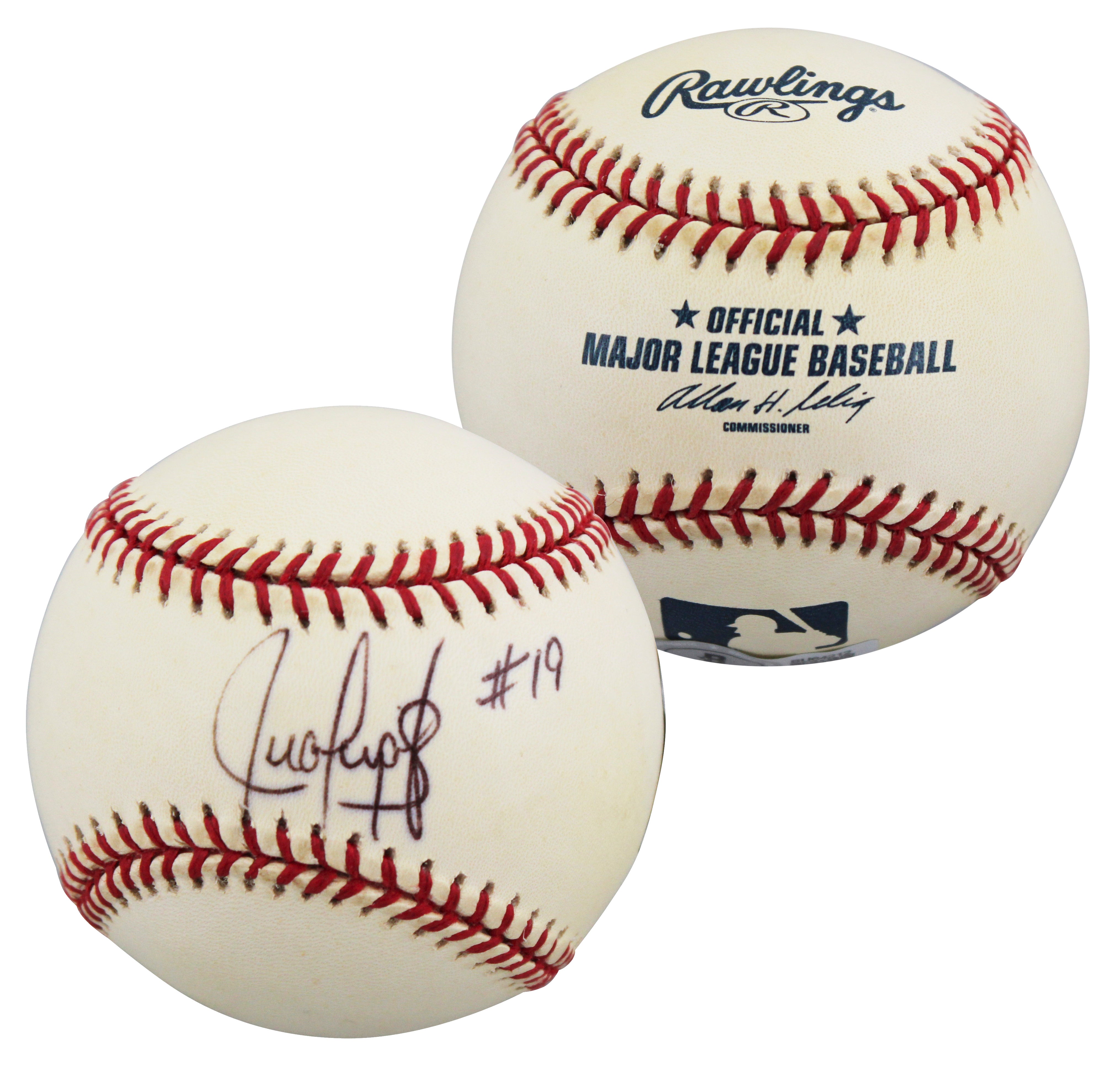 Rangers Juan Gonzalez Authentic Signed OML Baseball Autographed BAS #BU64212