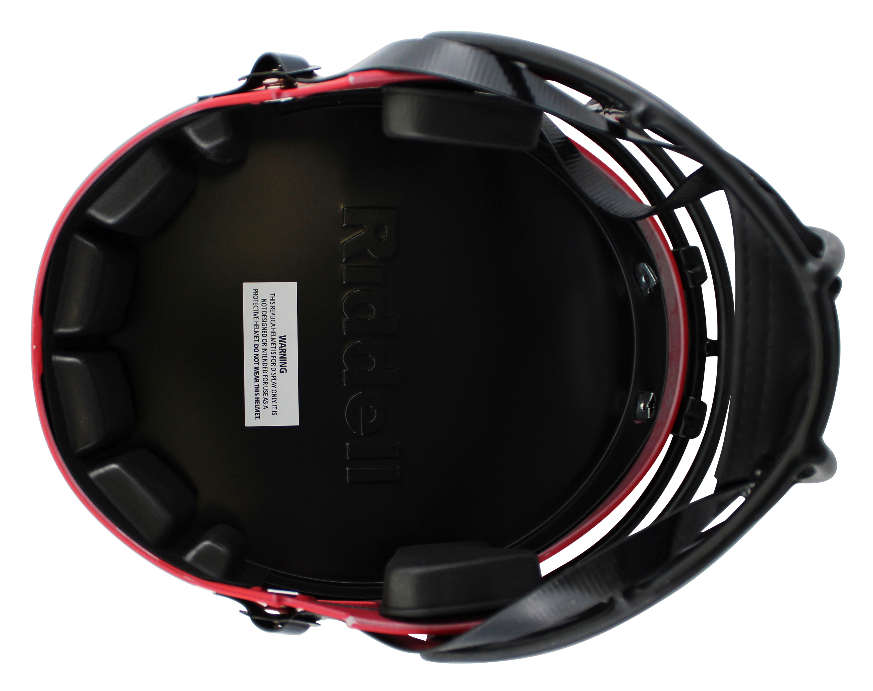 Texans Andre Johnson Signed Rave Full Size Speed Rep Helmet W/ Case BAS Witness