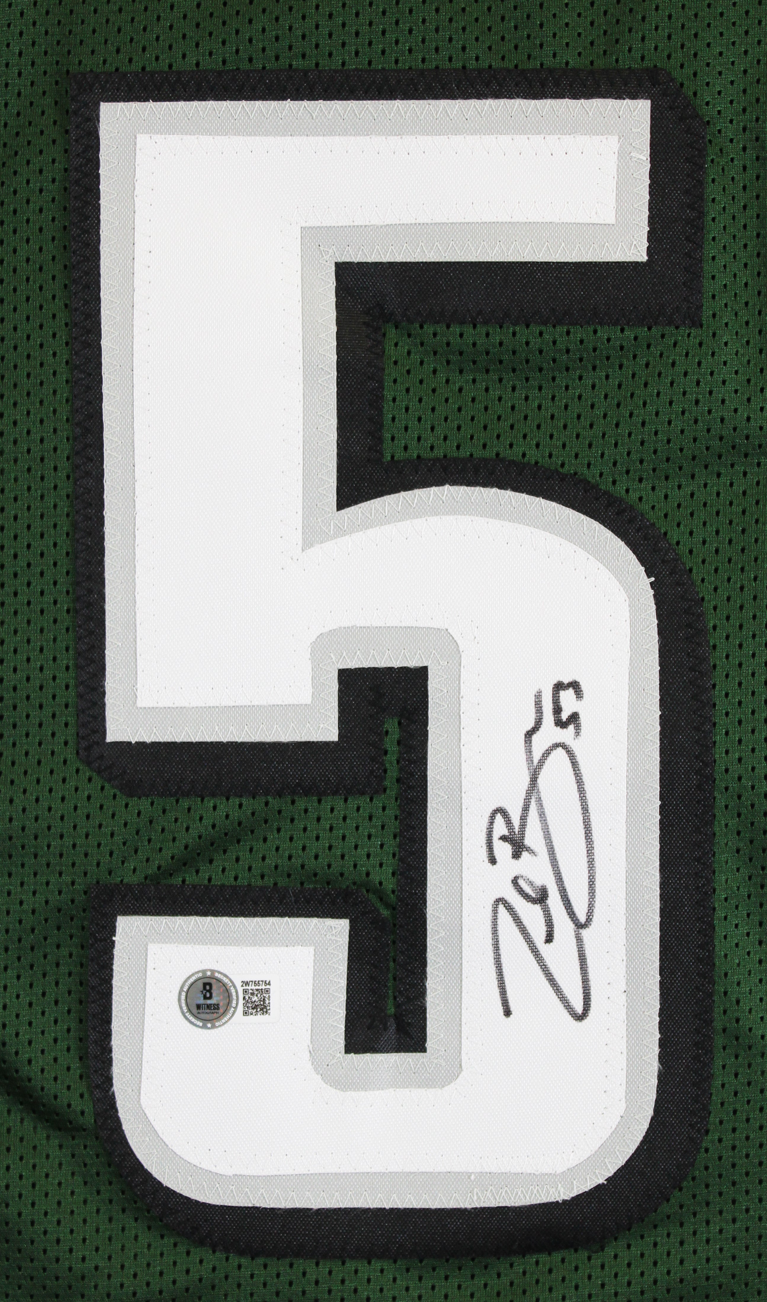 Zack Baun Authentic Signed Green Pro Style Jersey Autographed BAS Witnessed 2
