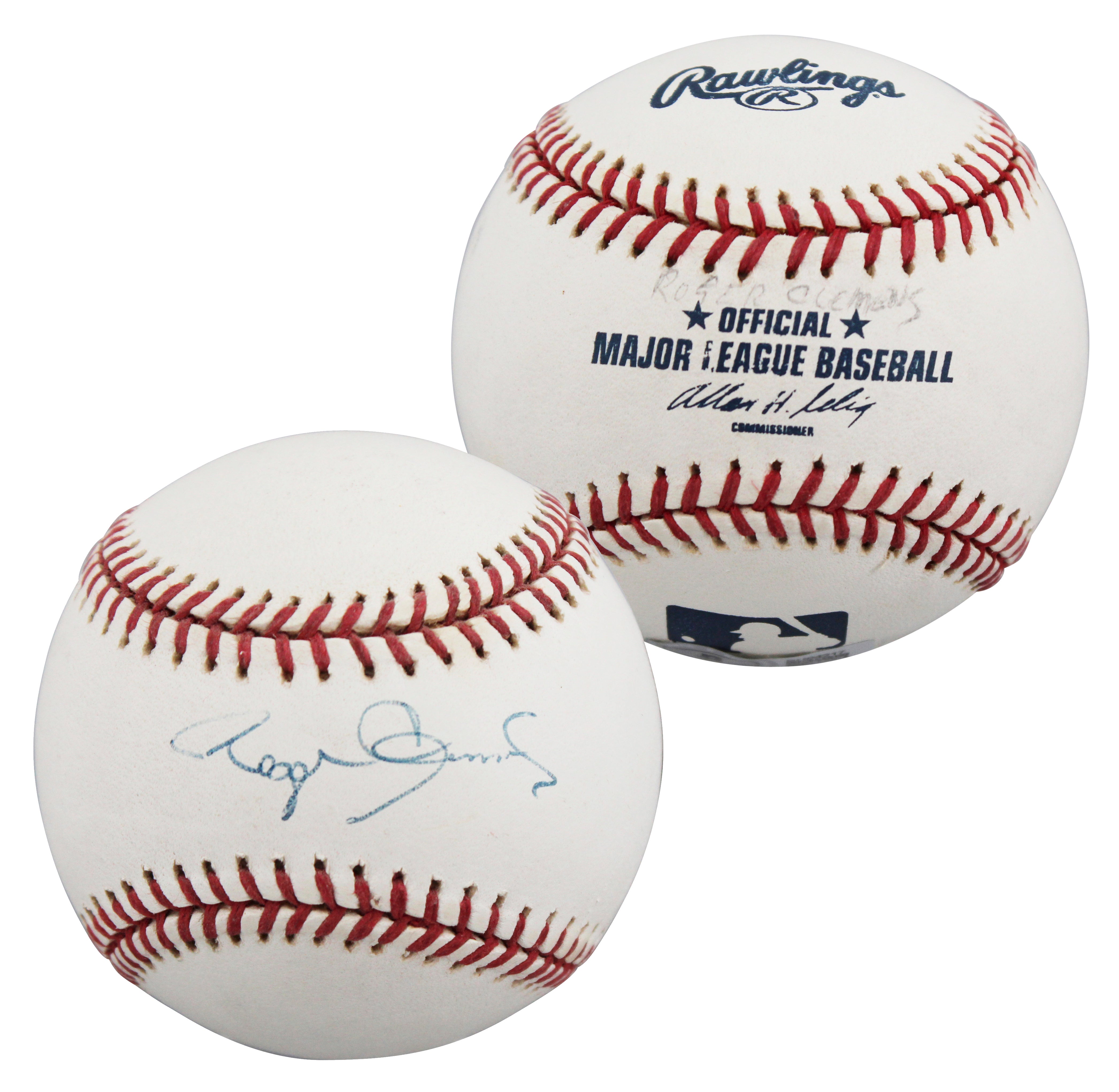 Red Sox Roger Clemens Authentic Signed OML Baseball Autographed BAS #BU64217