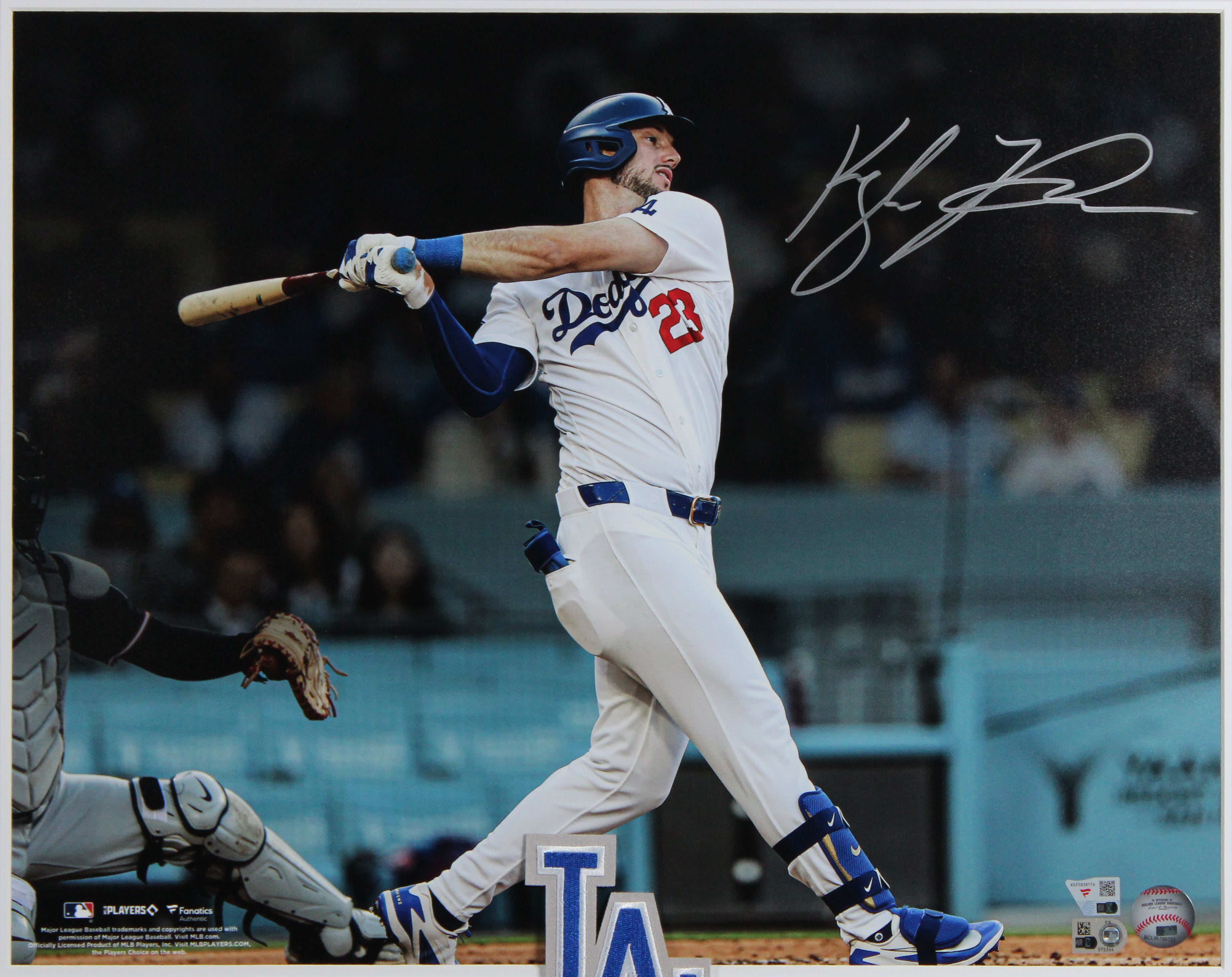 Dodgers Kyle Tucker Authentic Signed 16x20 Framed Horizontal Photo Fanatics