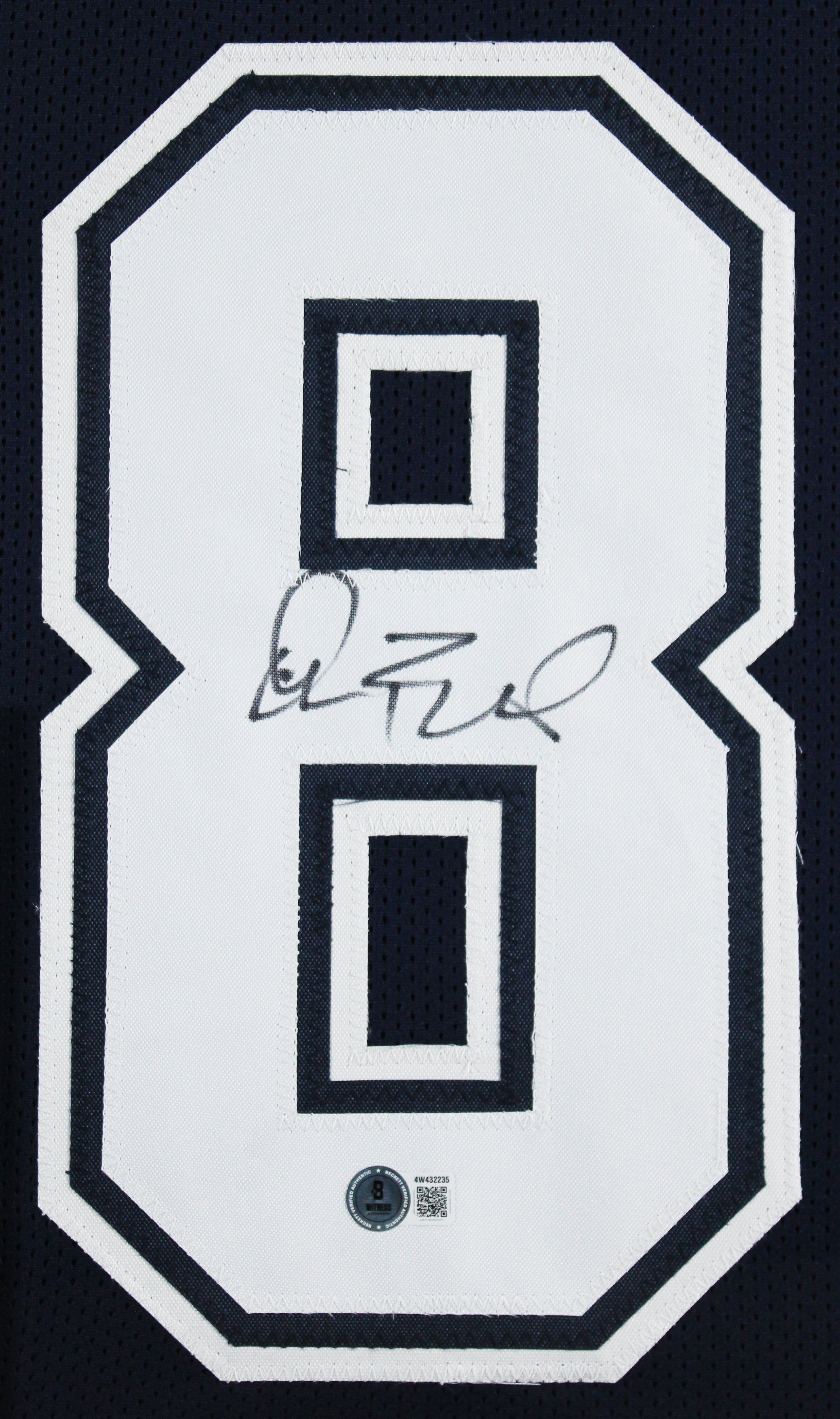 Dez Bryant Authentic Signed Navy Pro Style Framed Jersey BAS Witnessed