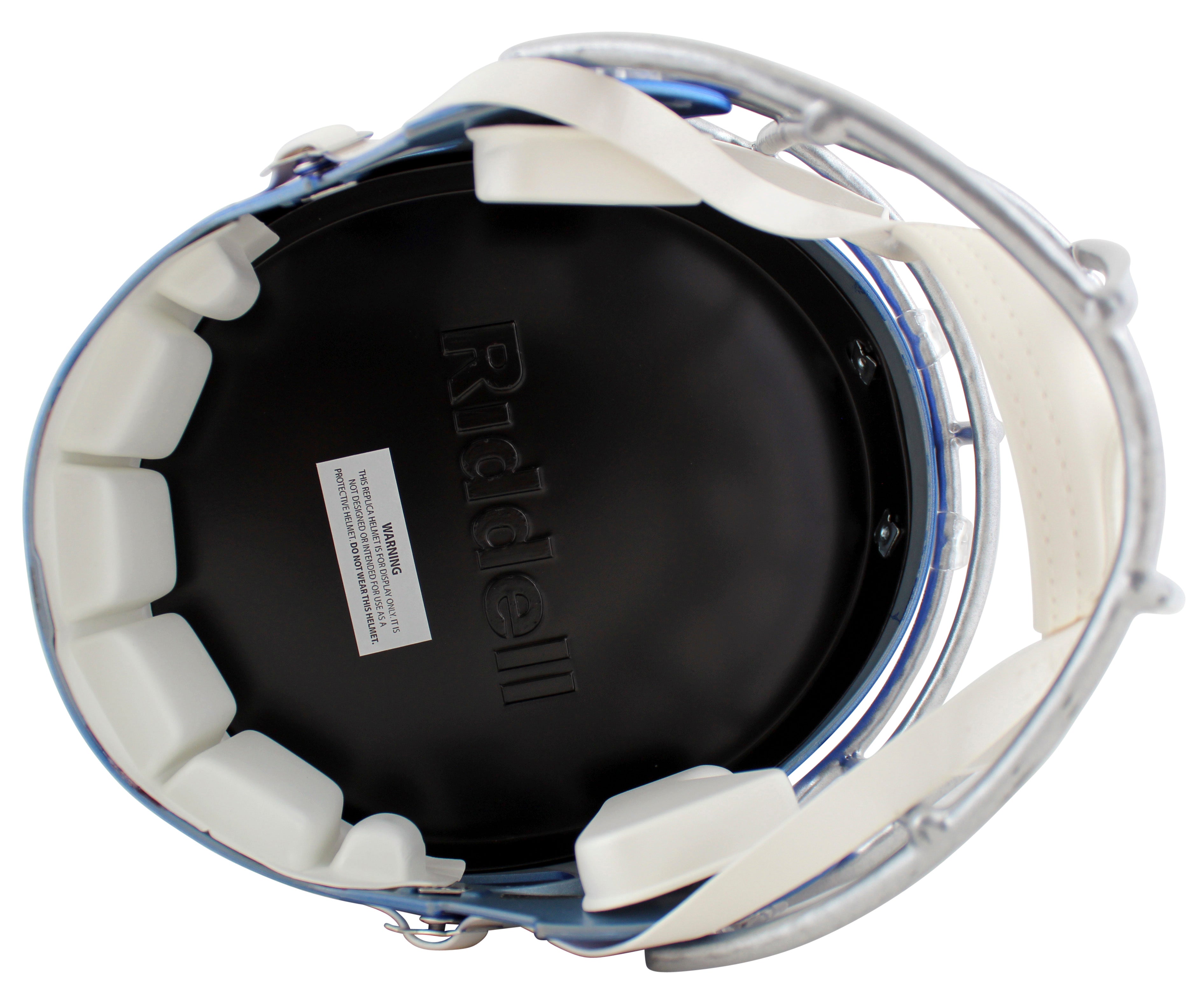 Cowboys Emmitt Smith Signed Flash Full Size Speed Rep Helmet W/ Case BAS Witness