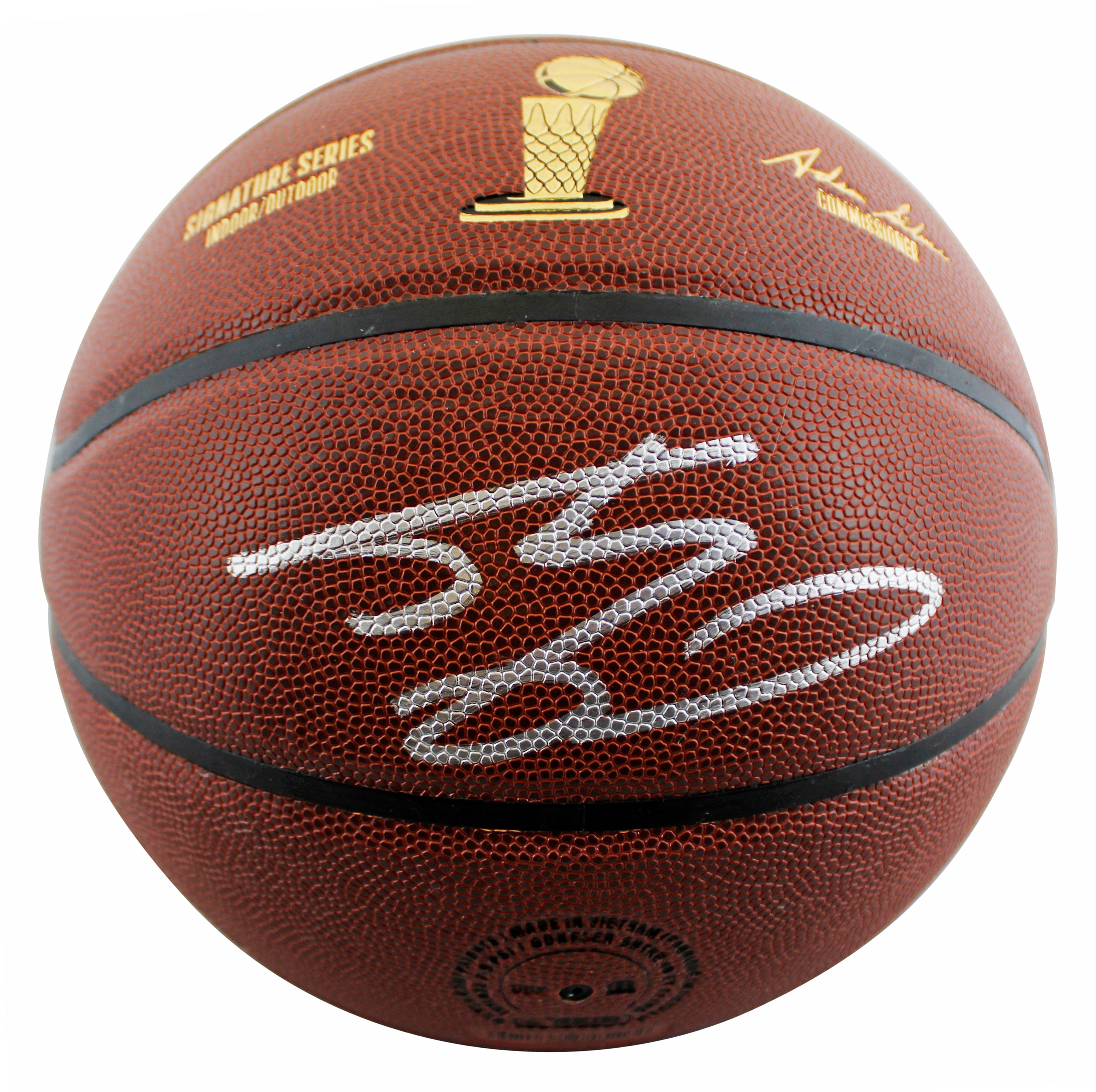 Lakers Shaquille O'Neal Signed Wilson Trophy Series Basketball BAS Witnessed