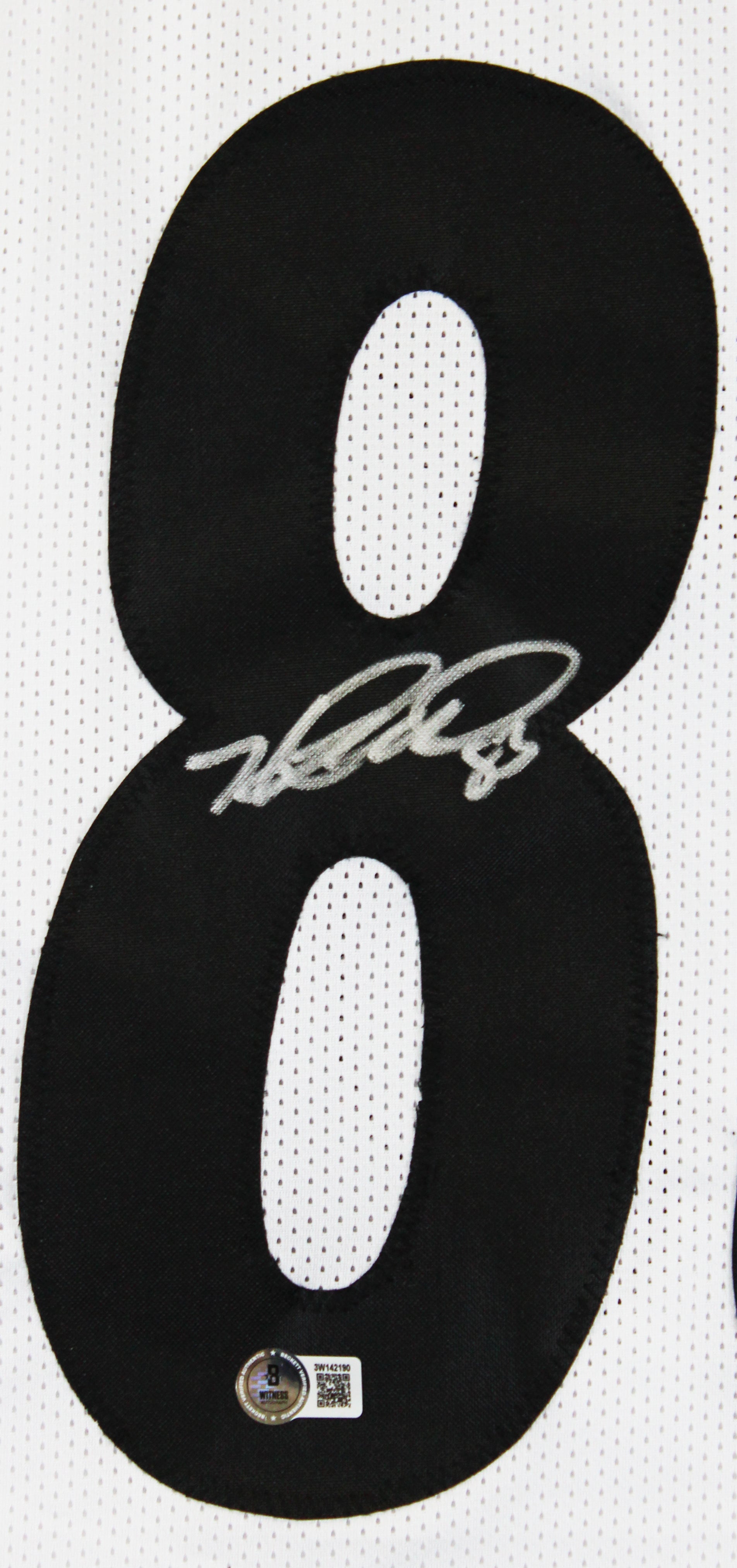 Heath Miller Authentic Signed White Pro Style Jersey Autographed BAS Witnessed