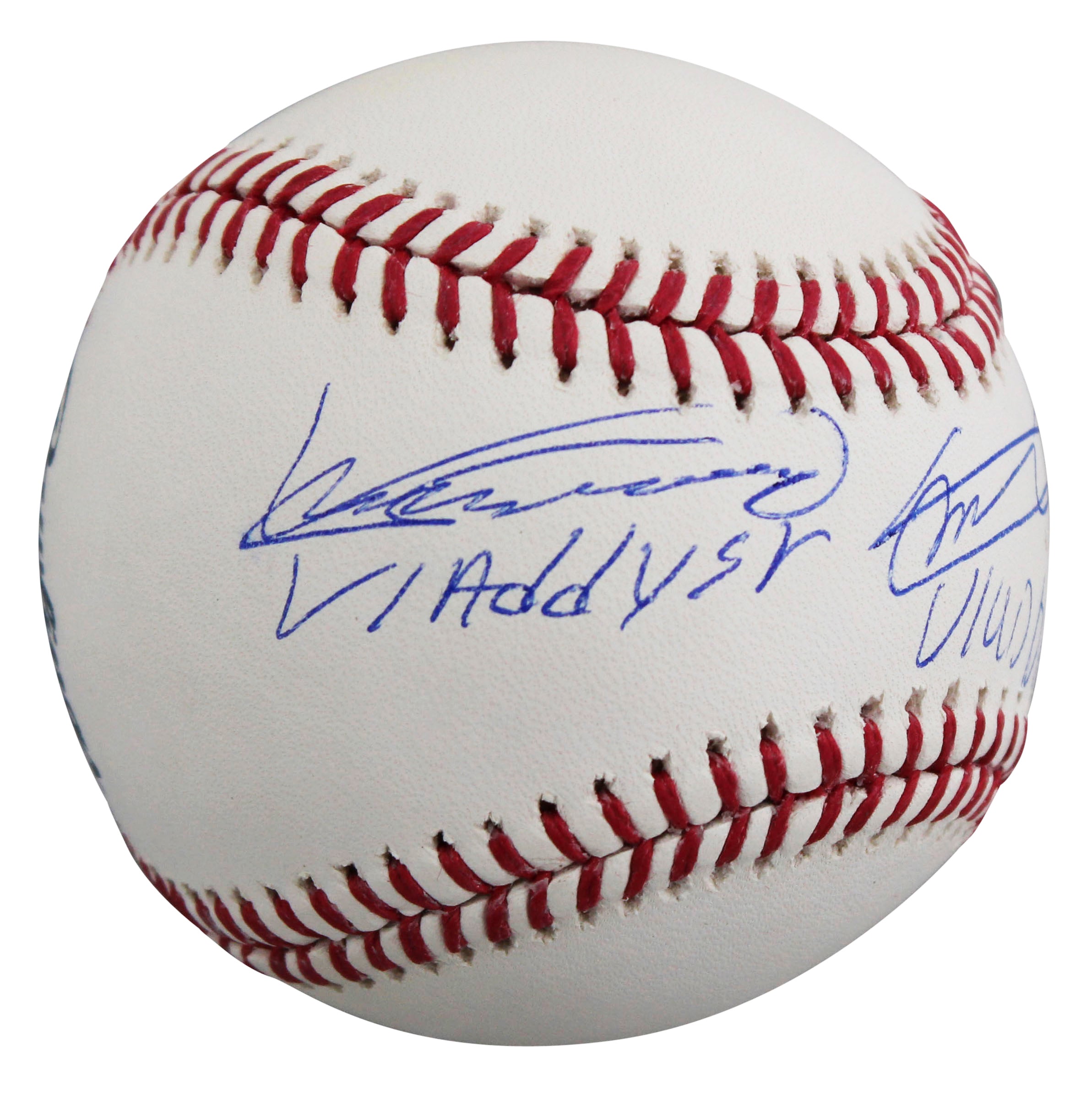 Vladimir Guerrero Sr. & Vladimir Guerrero Jr. Authentic Signed OML Baseball JSA