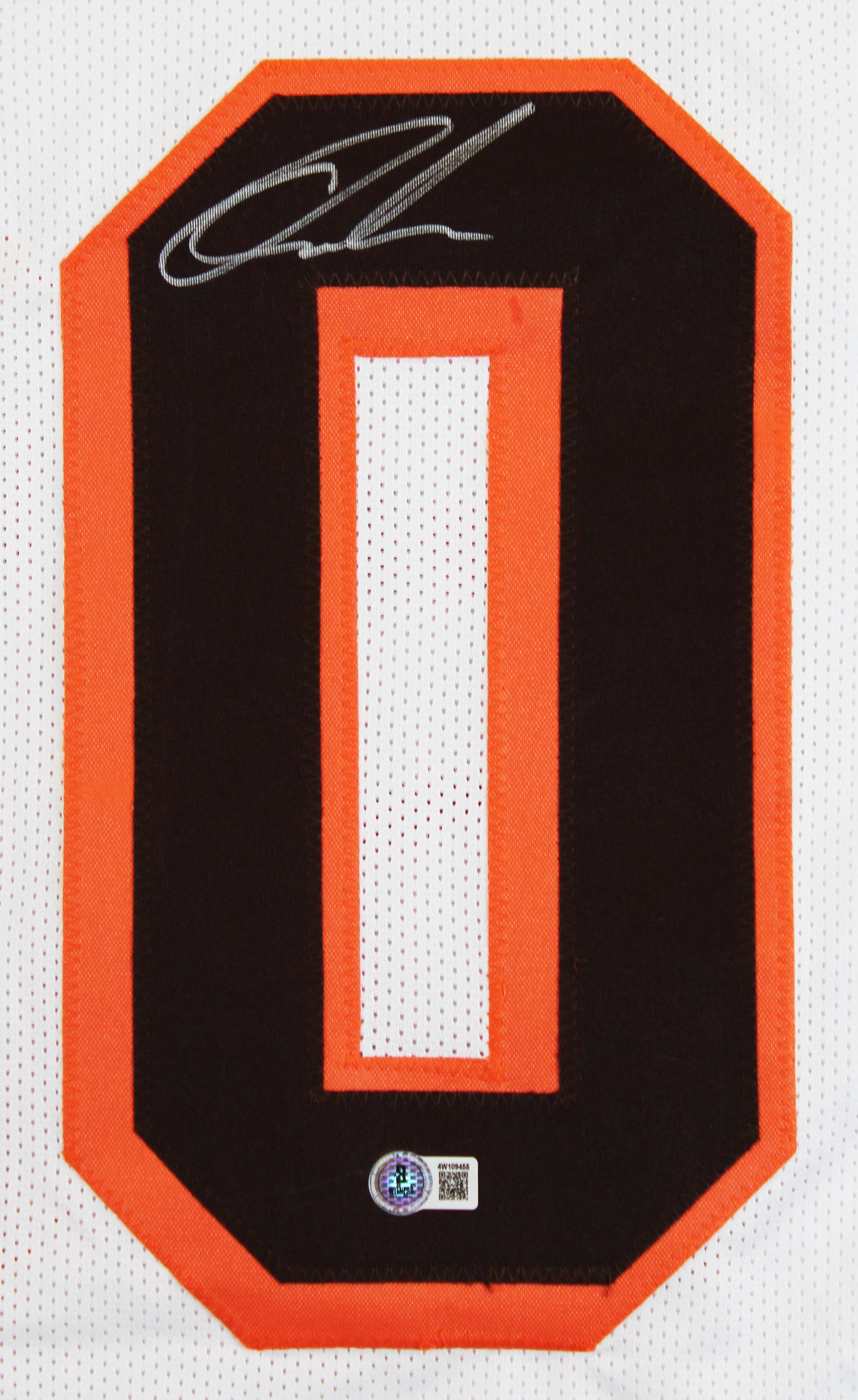 Quinshon Judkins Authentic Signed White Pro Style Jersey BAS Witnessed