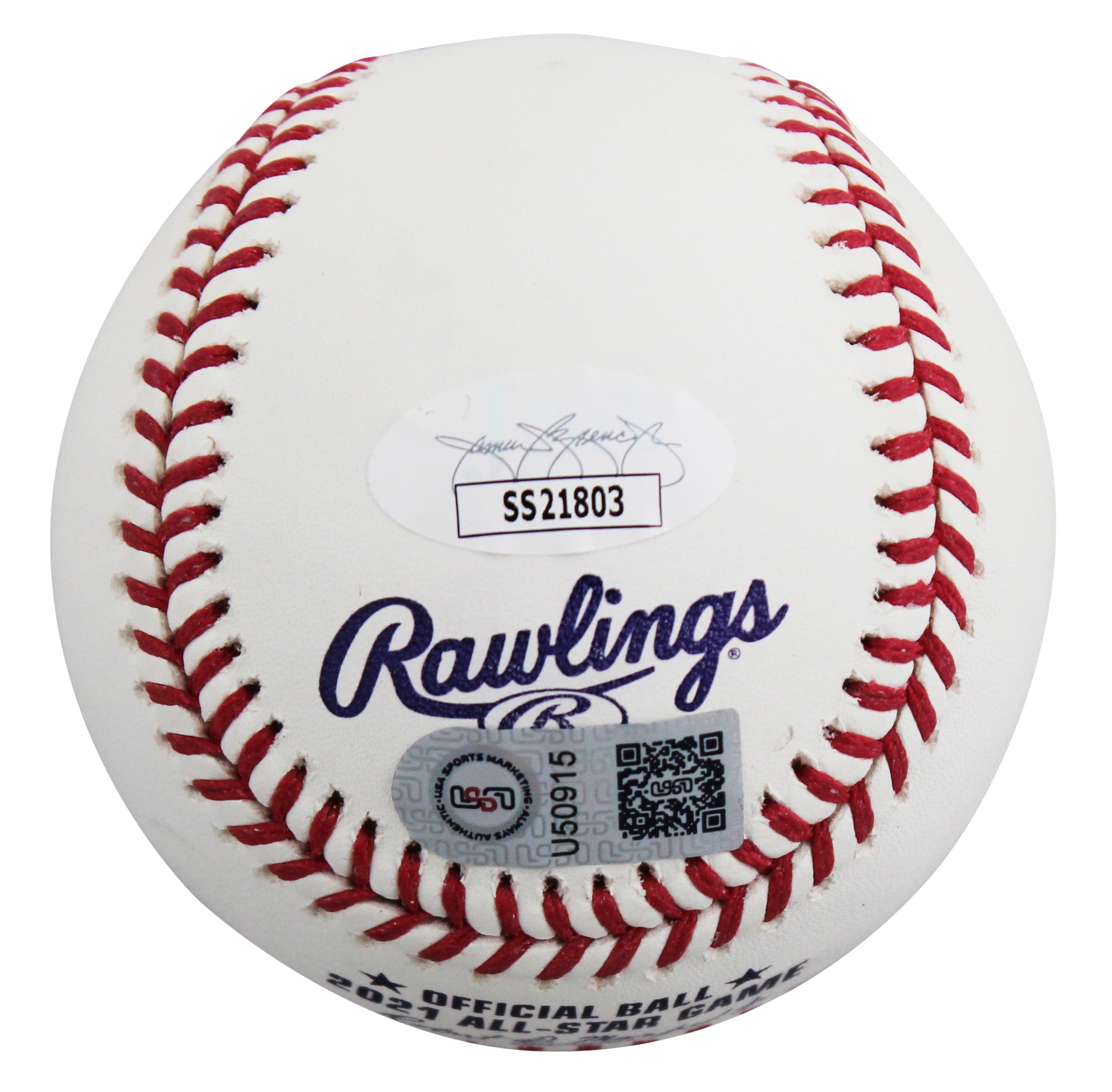Blue Jays Vladimir Guerrero Jr. "Vladdy" Signed 2021 ASG Baseball W/ Case JSA