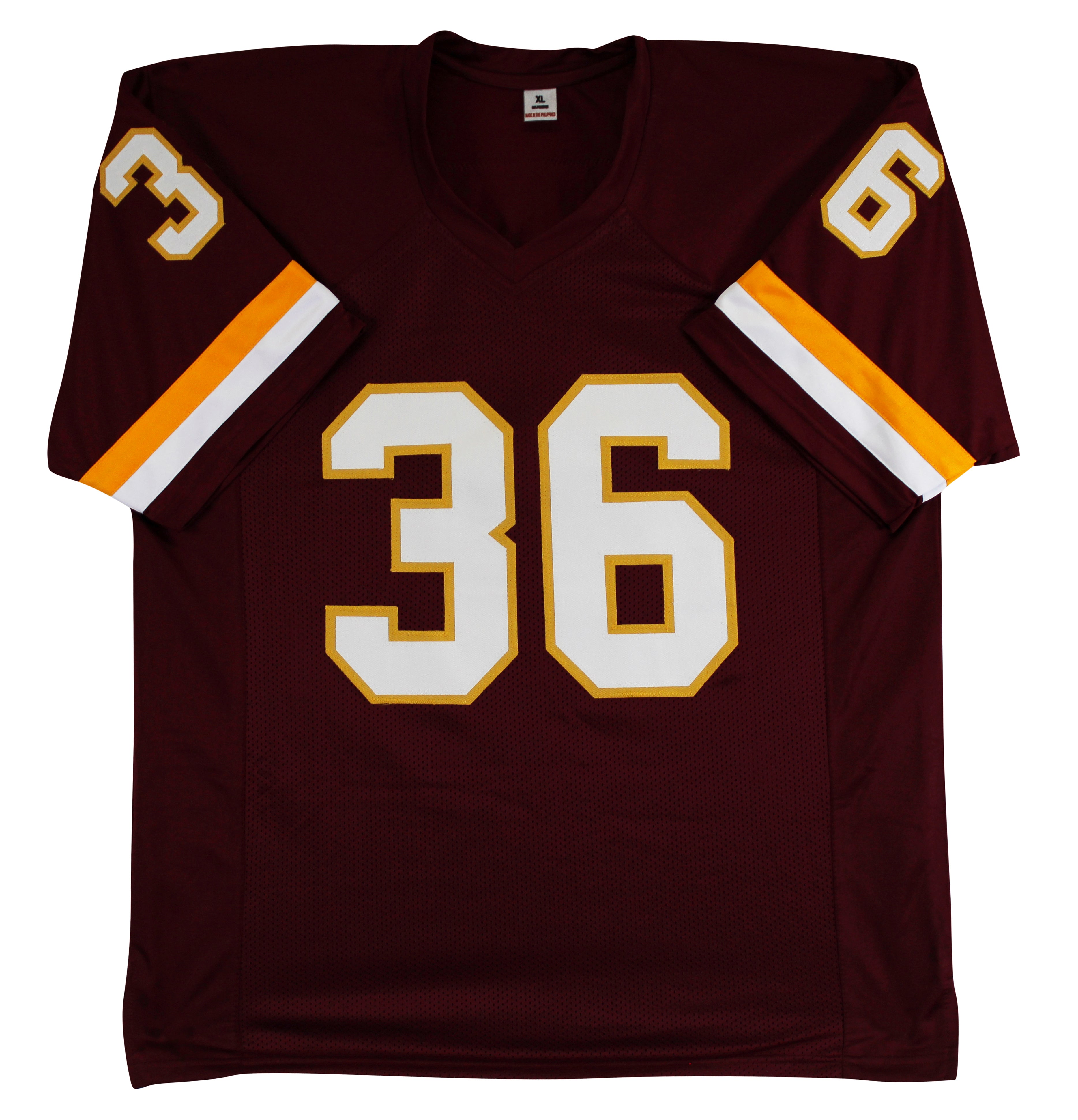 Timmy Smith "Record 204 Yards SB XXII" Signed Maroon Pro Style Jersey BAS Wit