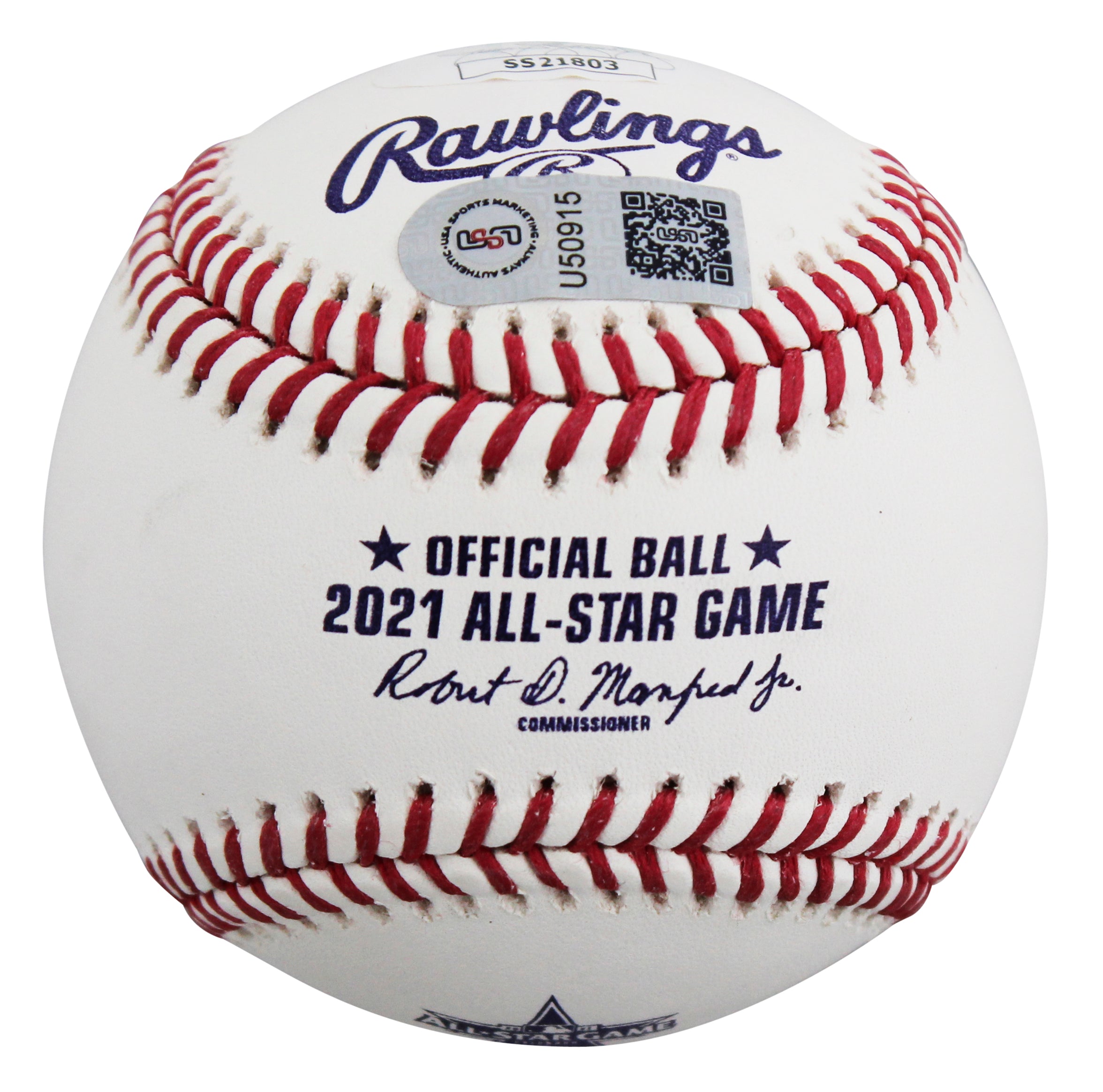 Blue Jays Vladimir Guerrero Jr. "Vladdy" Signed 2021 ASG Logo OML Baseball JSA