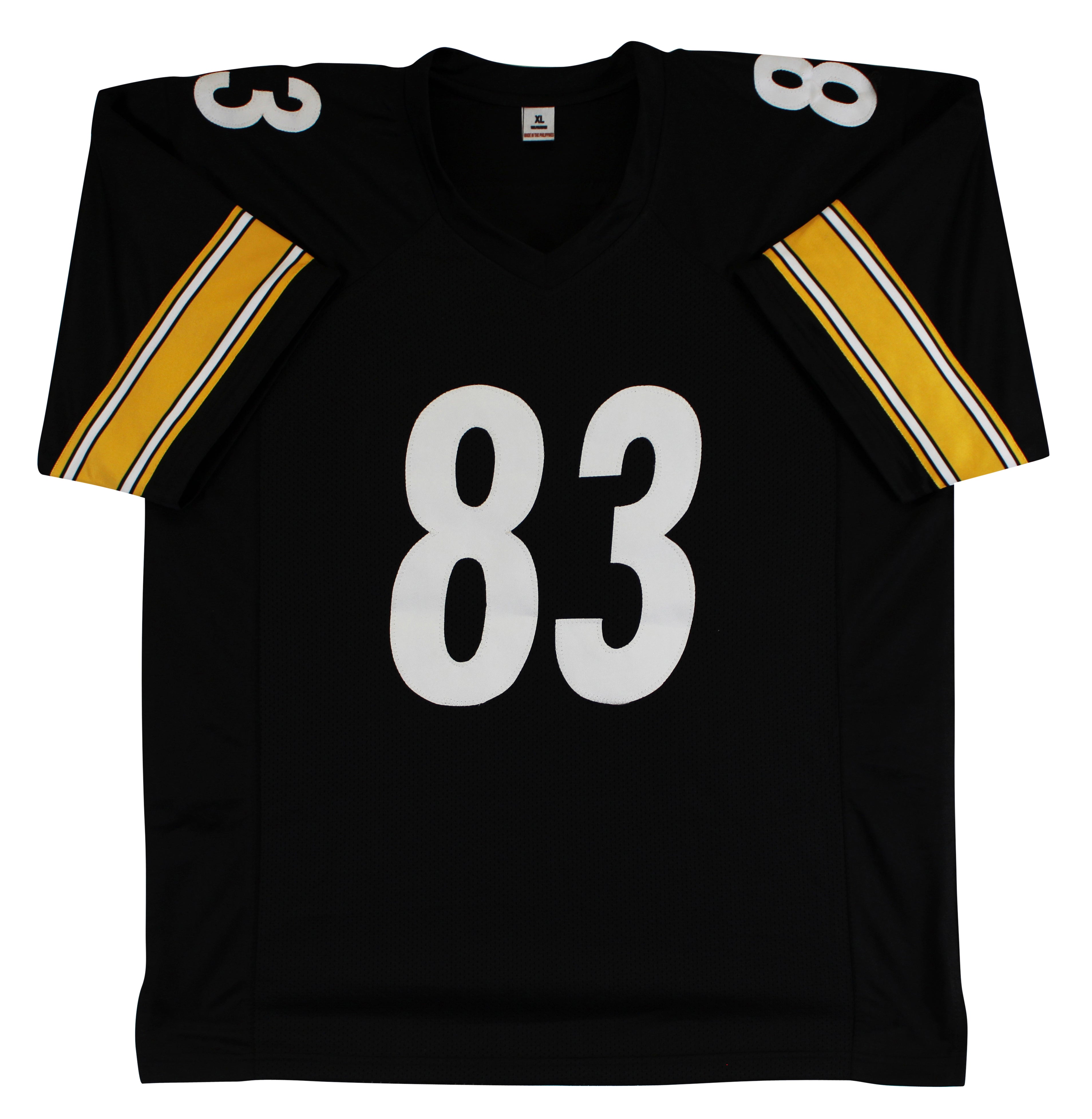 Heath Miller Authentic Signed Black Pro Style Jersey Autographed BAS Witnessed