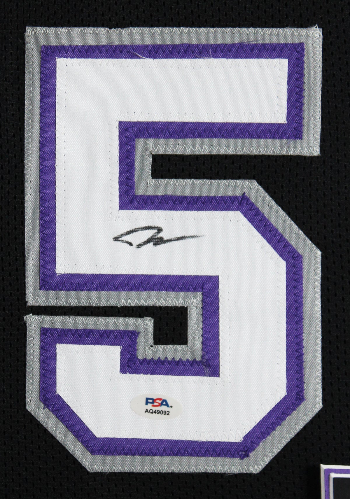 Jason Williams Authentic Signed Black Pro Style Framed Jersey PSA/DNA 2