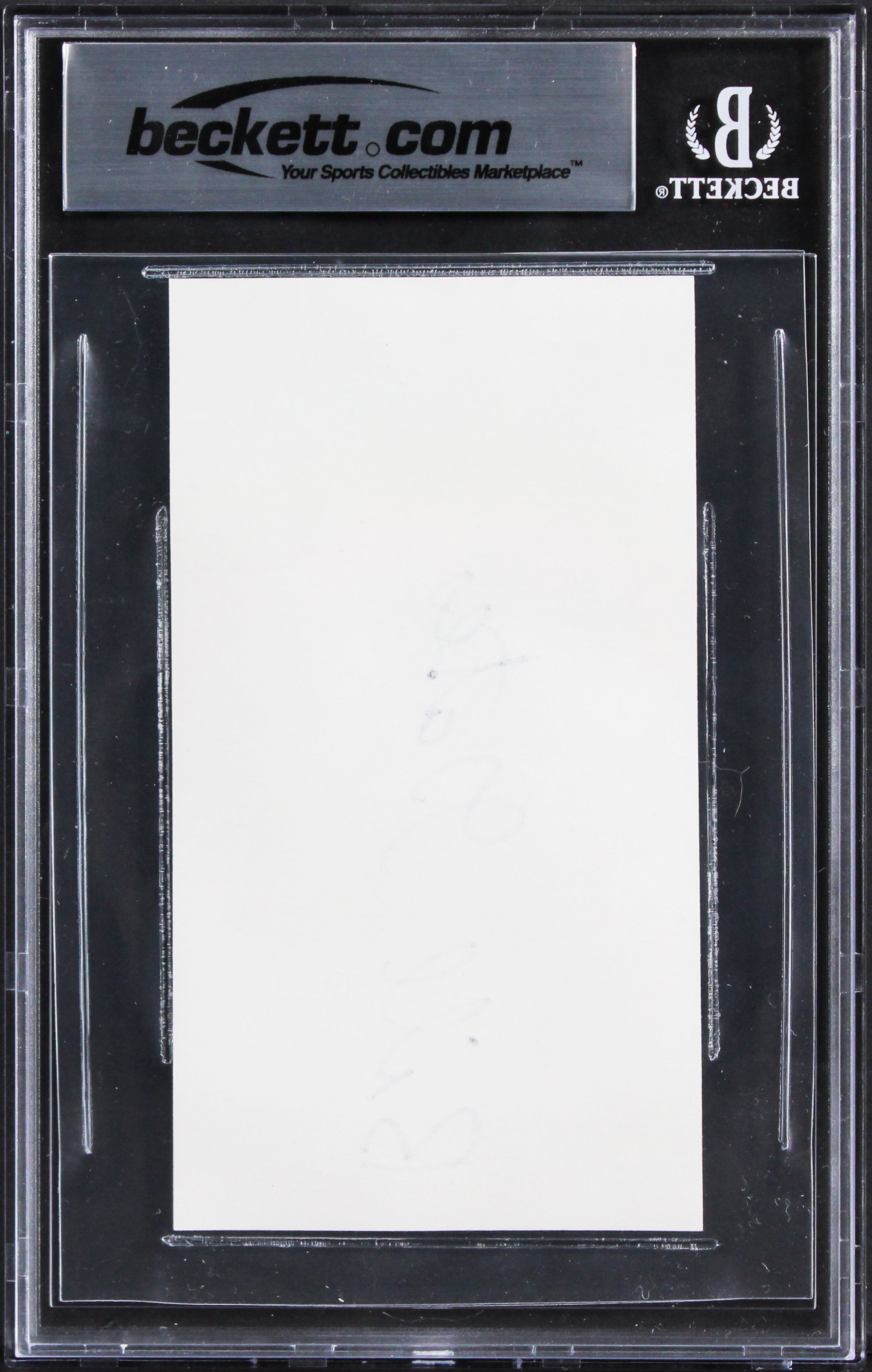 Bill Gates Microsoft Signed 2.75x5 Cut Signature Auto Graded Gem 10! BAS Slabbed