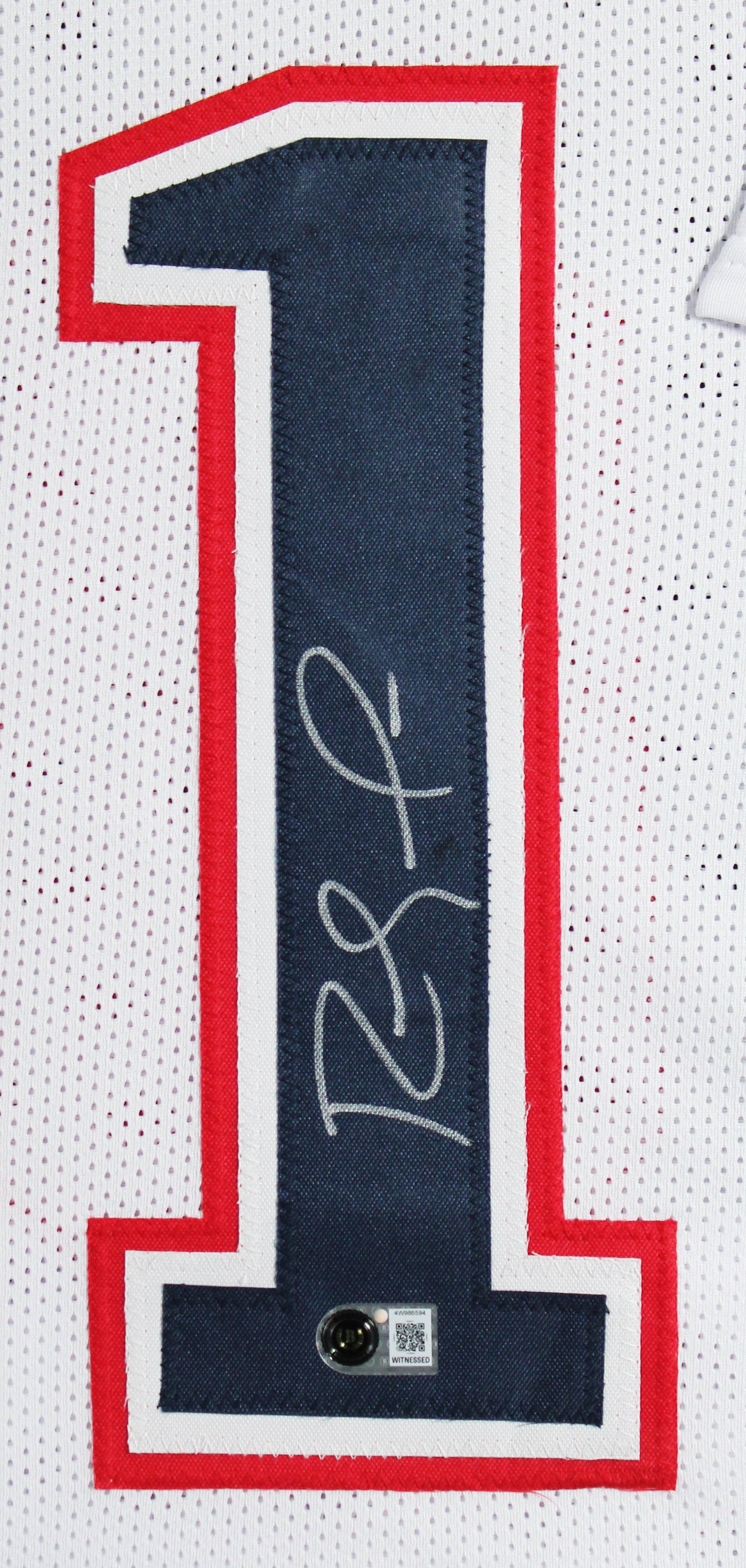 Randy Moss Authentic Signed White Pro Style Framed Jersey BAS Witnessed 2