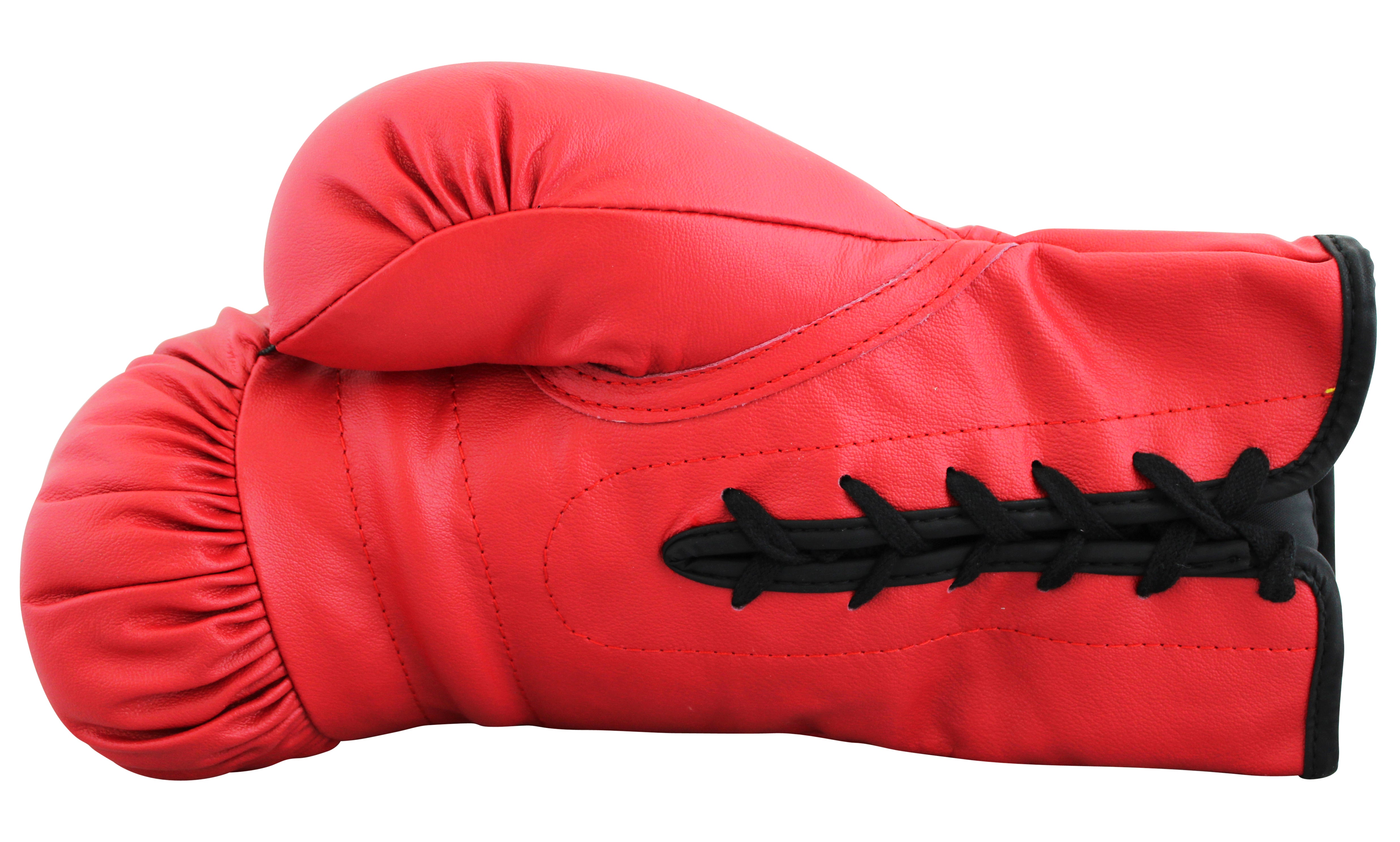 Muhammad Ali Authentic Signed Red Everlast Boxing Glove BAS LOA #AE13529