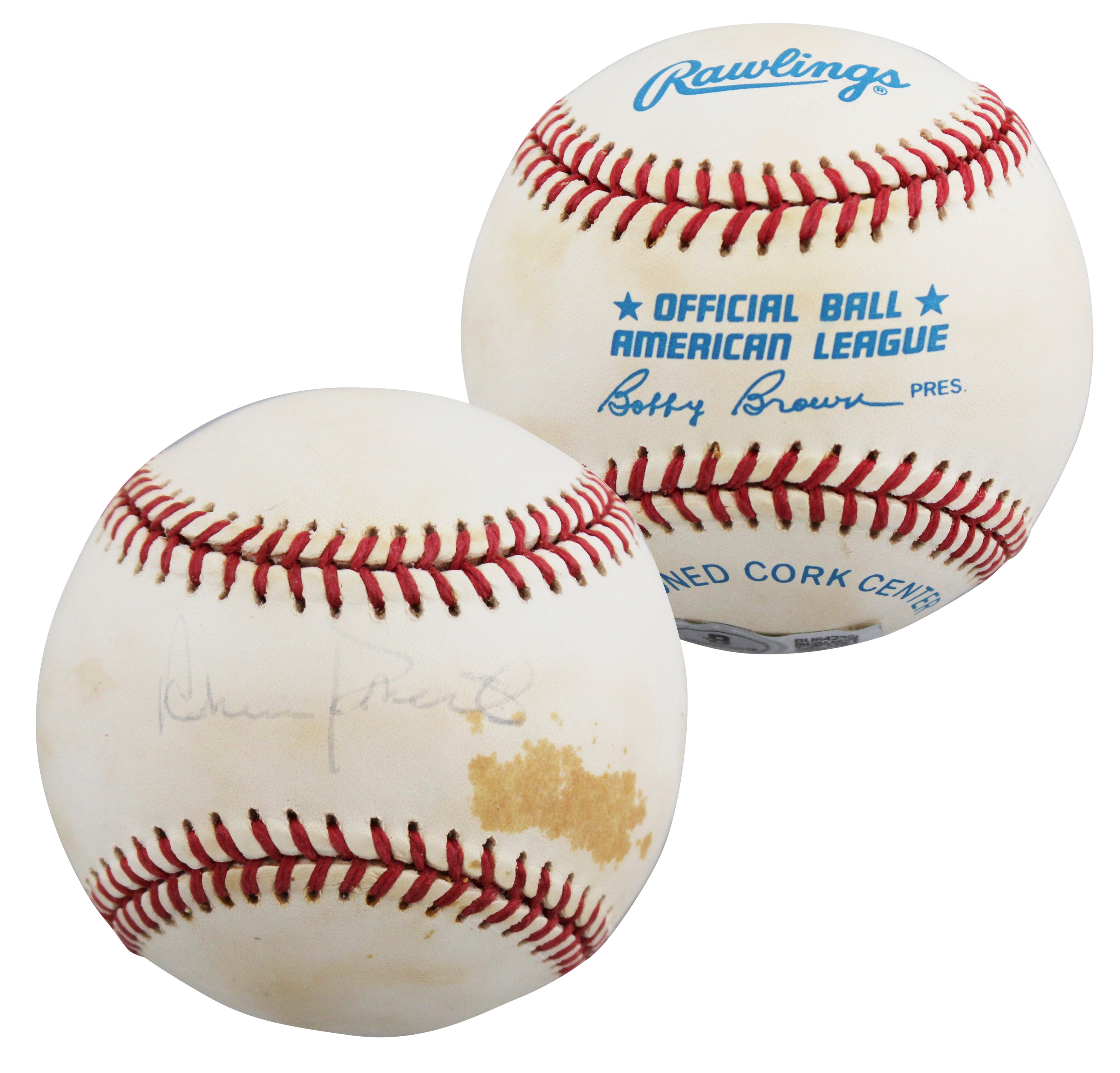 Phillies Robin Roberts Authentic Signed Bobby Brown OAL Baseball BAS #BU64239