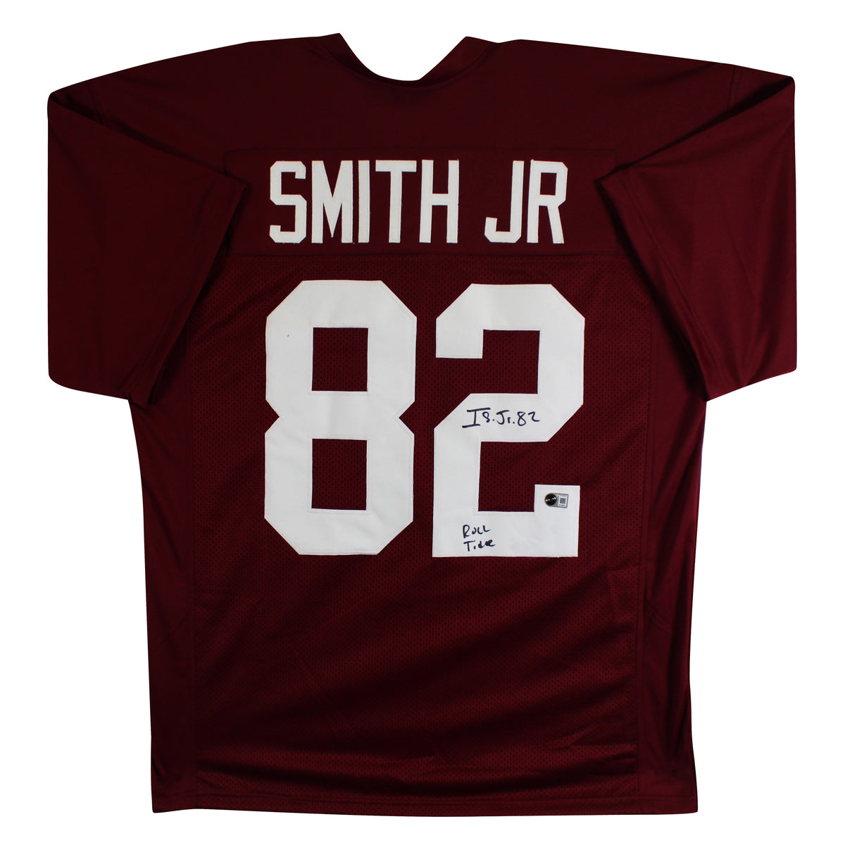 Alabama Irv Smith Jr. "Roll Tide" Signed Maroon Pro Style Jersey BAS #BY026993