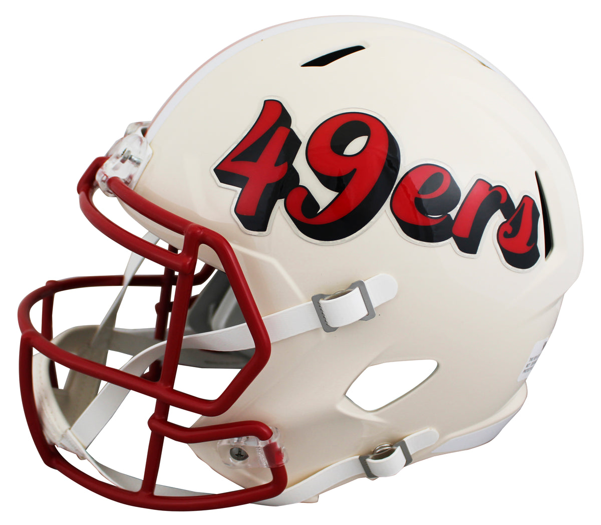 49ers Brock Purdy Signed Retro Full Size Speed Rep Helmet BAS Witnessed