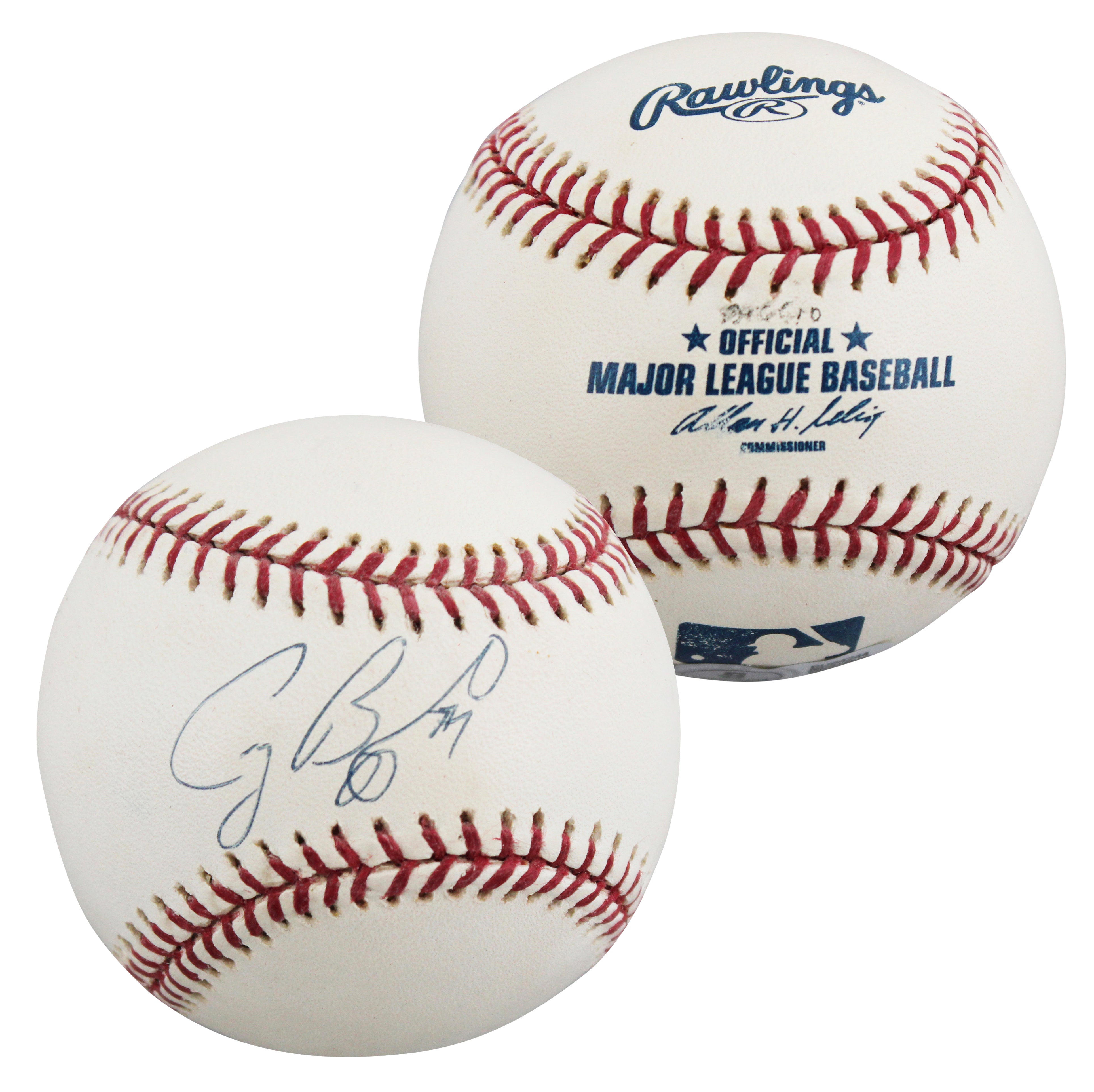 Astros Craig Biggio Authentic Signed Bud Selig OML Baseball BAS #BU64244