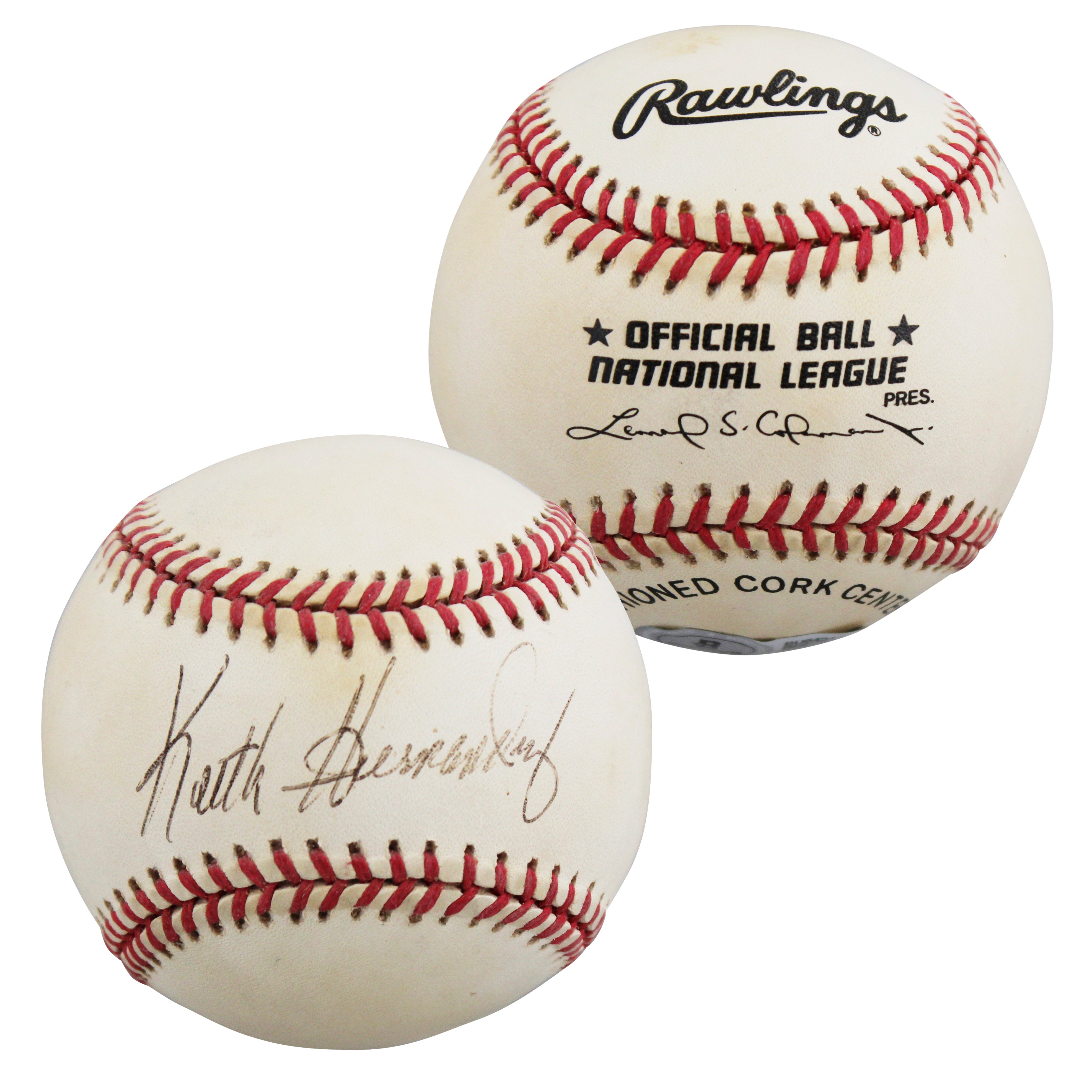 Cardinals Keith Hernandez Authentic Signed Coleman Jr. ONL Baseball BAS #BU64241