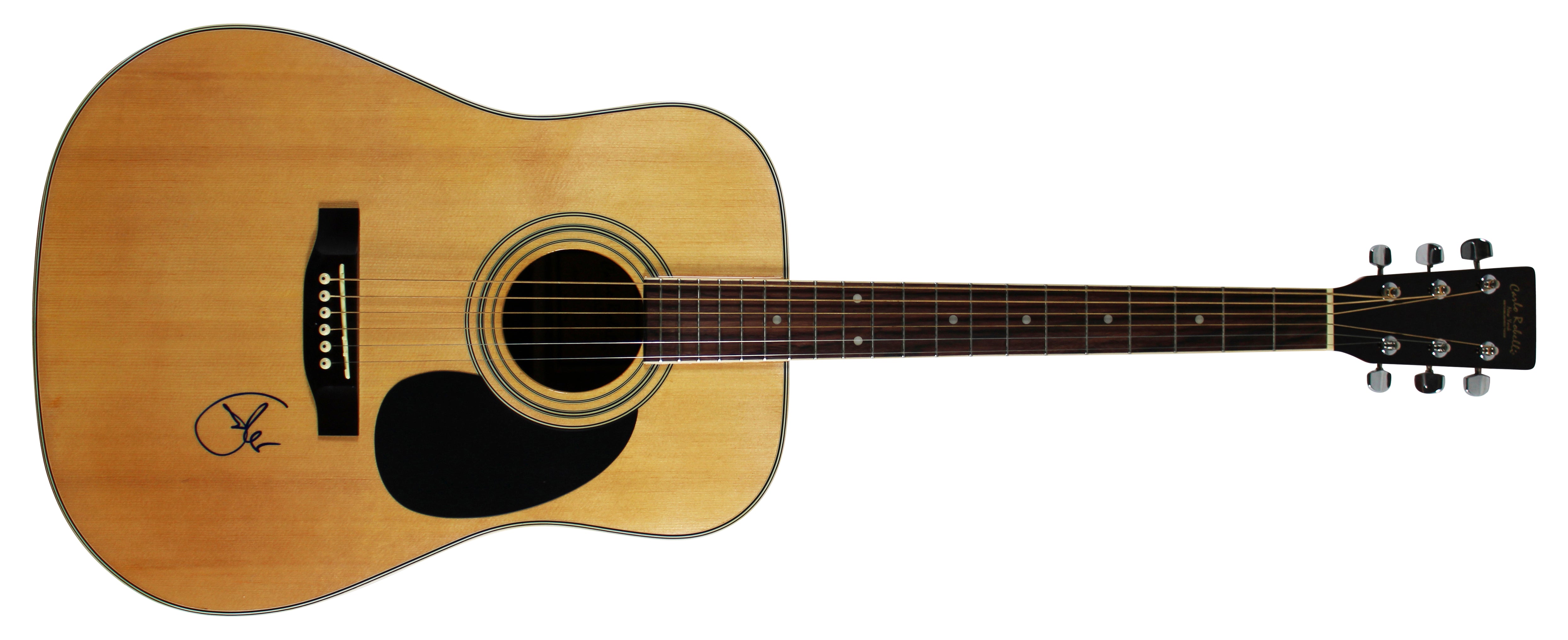 Eric Clapton Cream Authentic Signed Carlo Robelli Acoustic Guitar PSA #Y03953