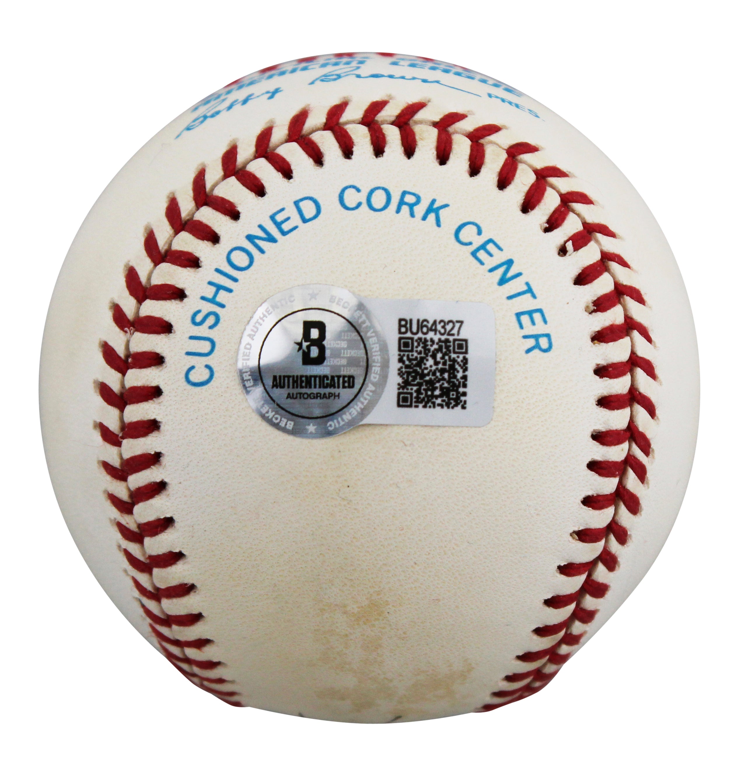 Mets Ron Darling Authentic Signed Bobby Brown OAL Baseball BAS #BU64327