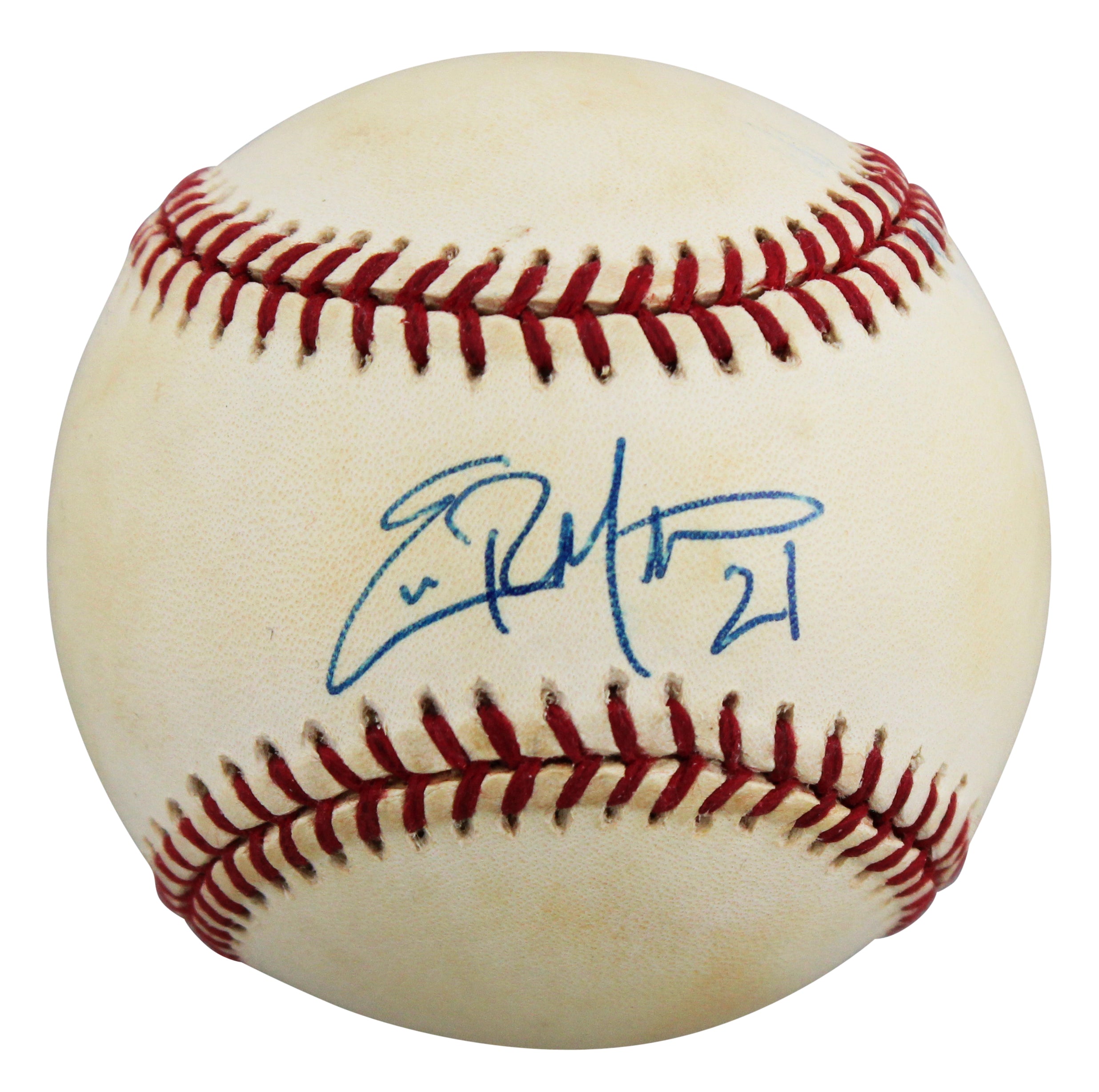 Mets Eric Milton Authentic Signed Allen Selig OML Baseball BAS #BU64328
