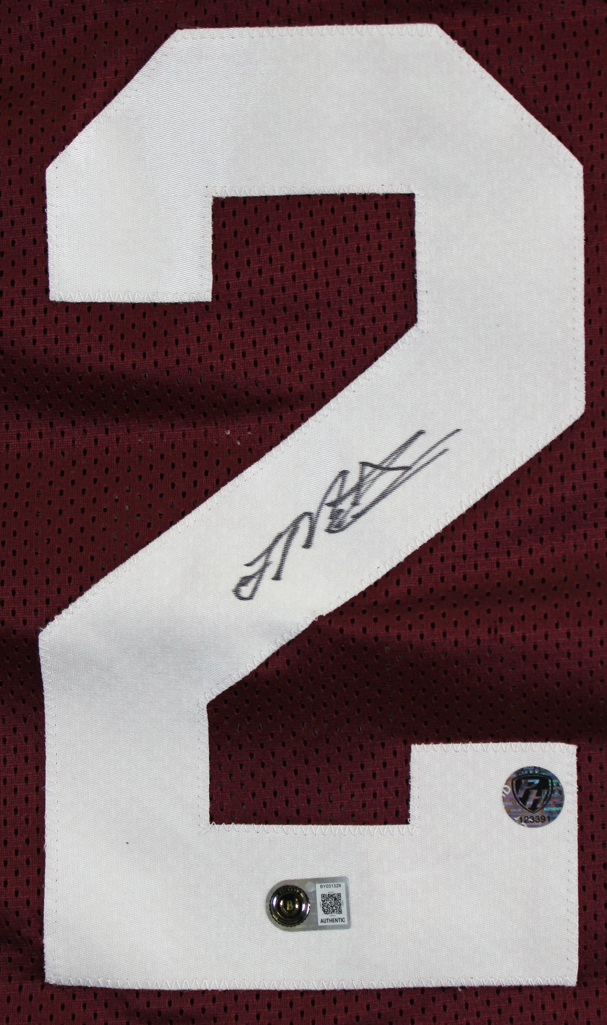 Oklahoma Joe Mixon Authentic Signed Maroon Pro Style Jersey BAS #BY031329