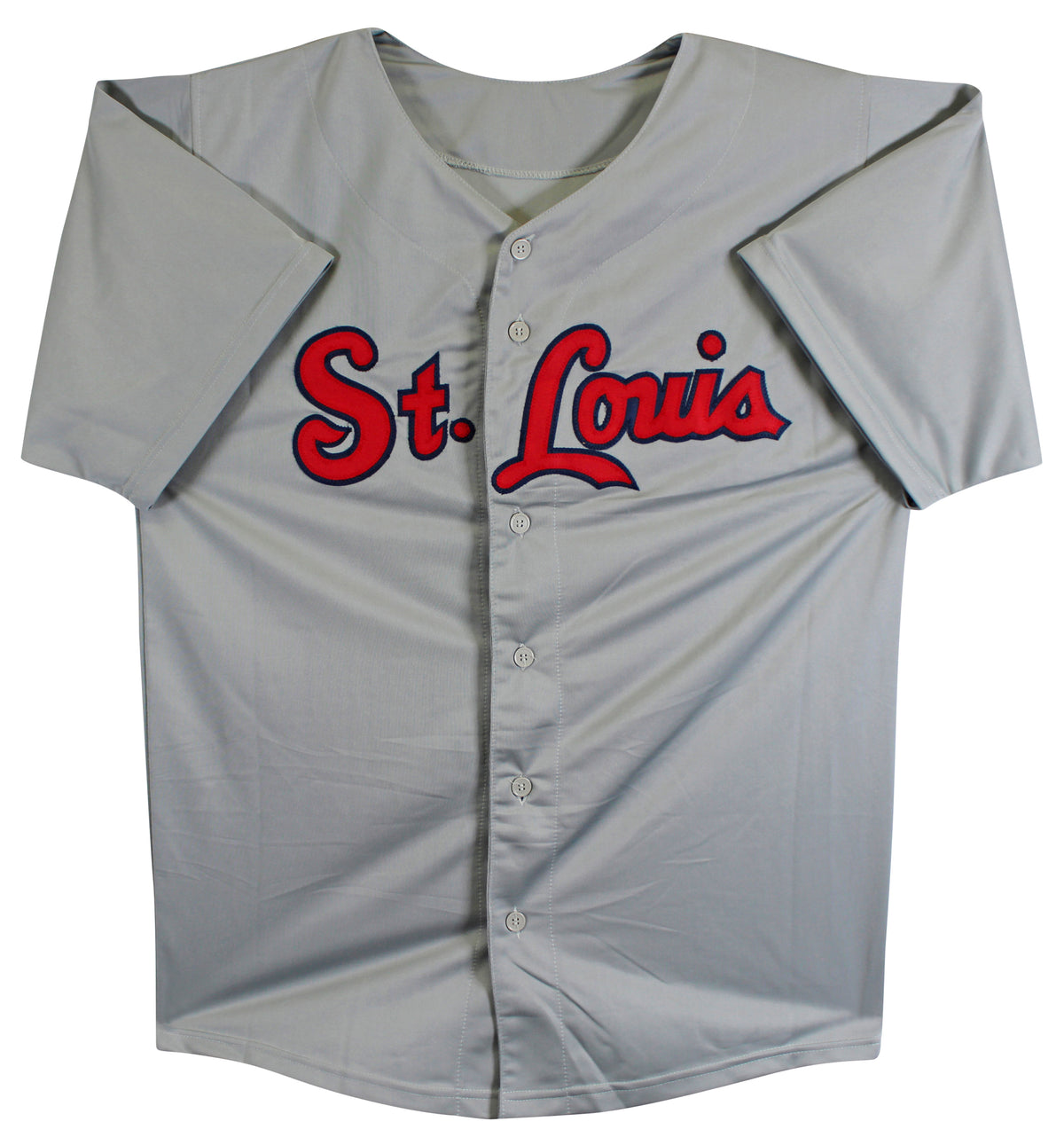 Bob Gibson Authentic Signed Grey Pro Style Jersey Autographed BAS #BY031290