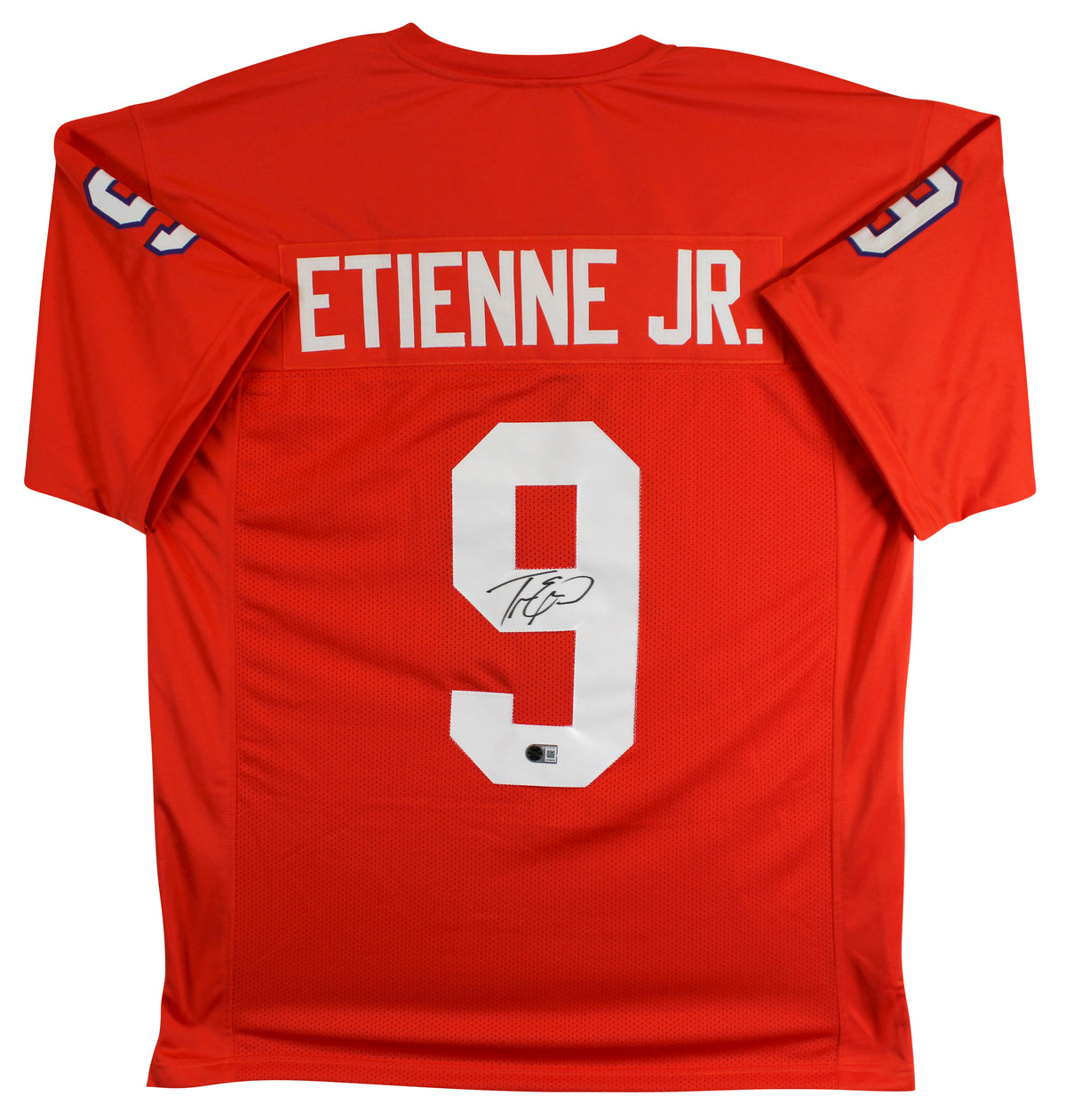 Clemson Travis Etienne Jr Authentic Signed Orange Pro Style Jersey BAS #BY031284