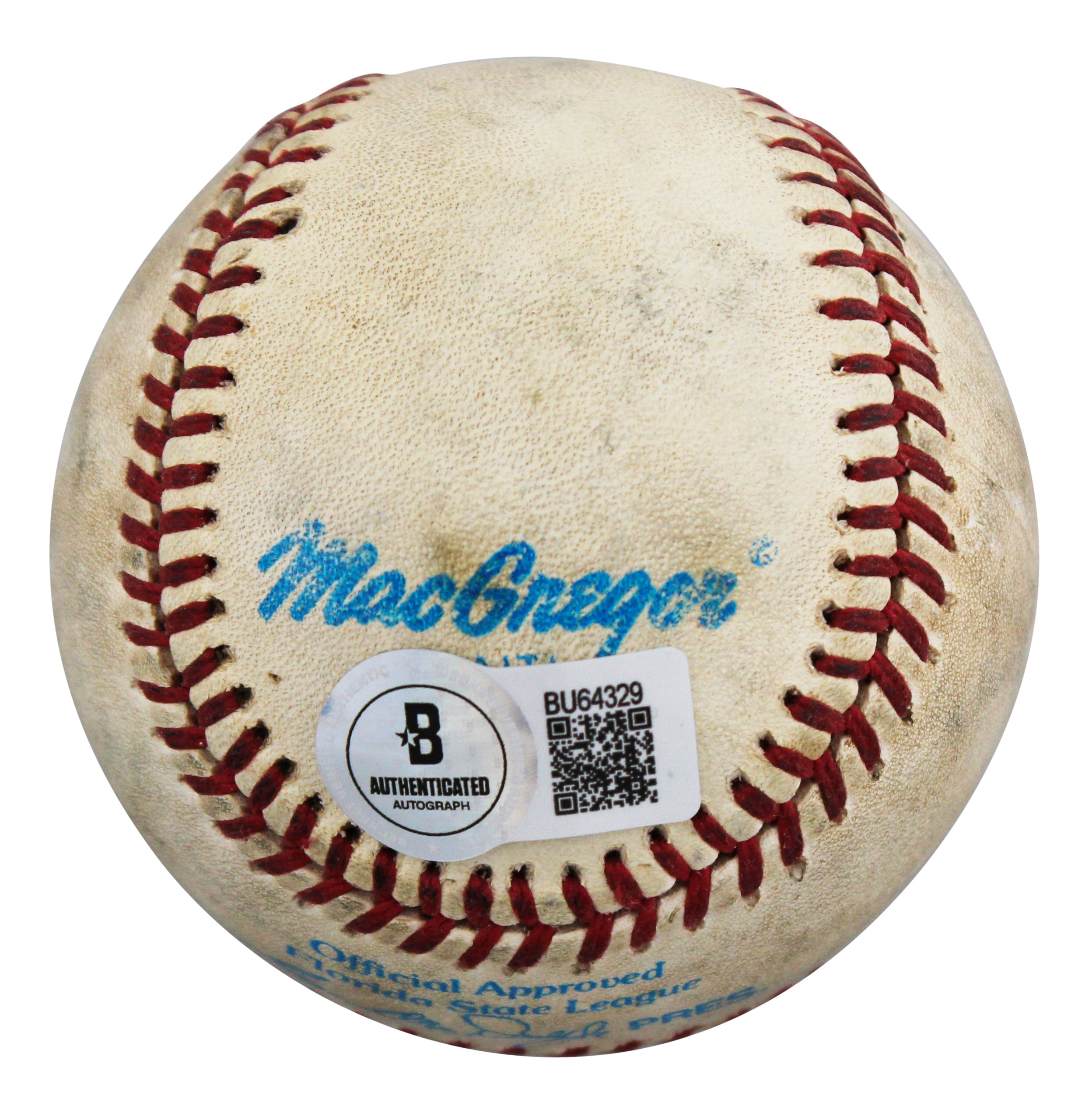 Rangers carlos Arroyo Authentic Signed MacGregor  League Baseball BAS #BU64329