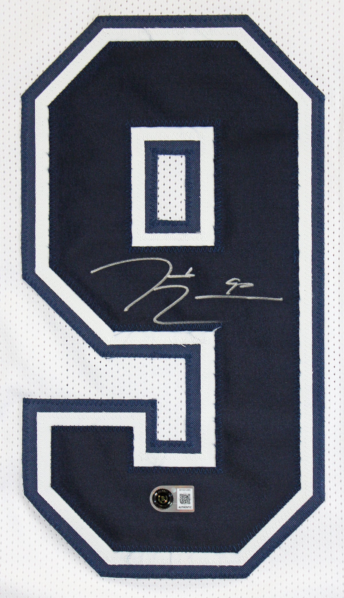 Demarcus Lawrence Authentic Signed White Pro Style Jersey BAS #BY031285