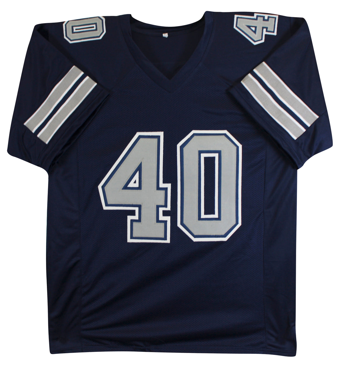 Bill Bates Authentic Signed Navy Blue Pro Style Jersey Autographed BAS #BY031286