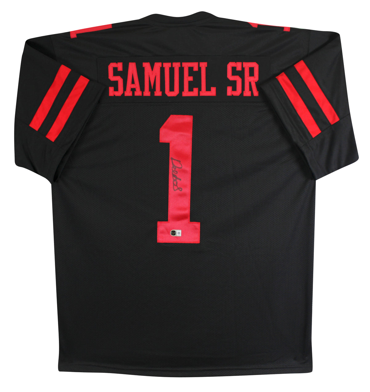 Deebo Samuel Sr. Authentic Signed Black Pro Style Jersey BAS #BY031287