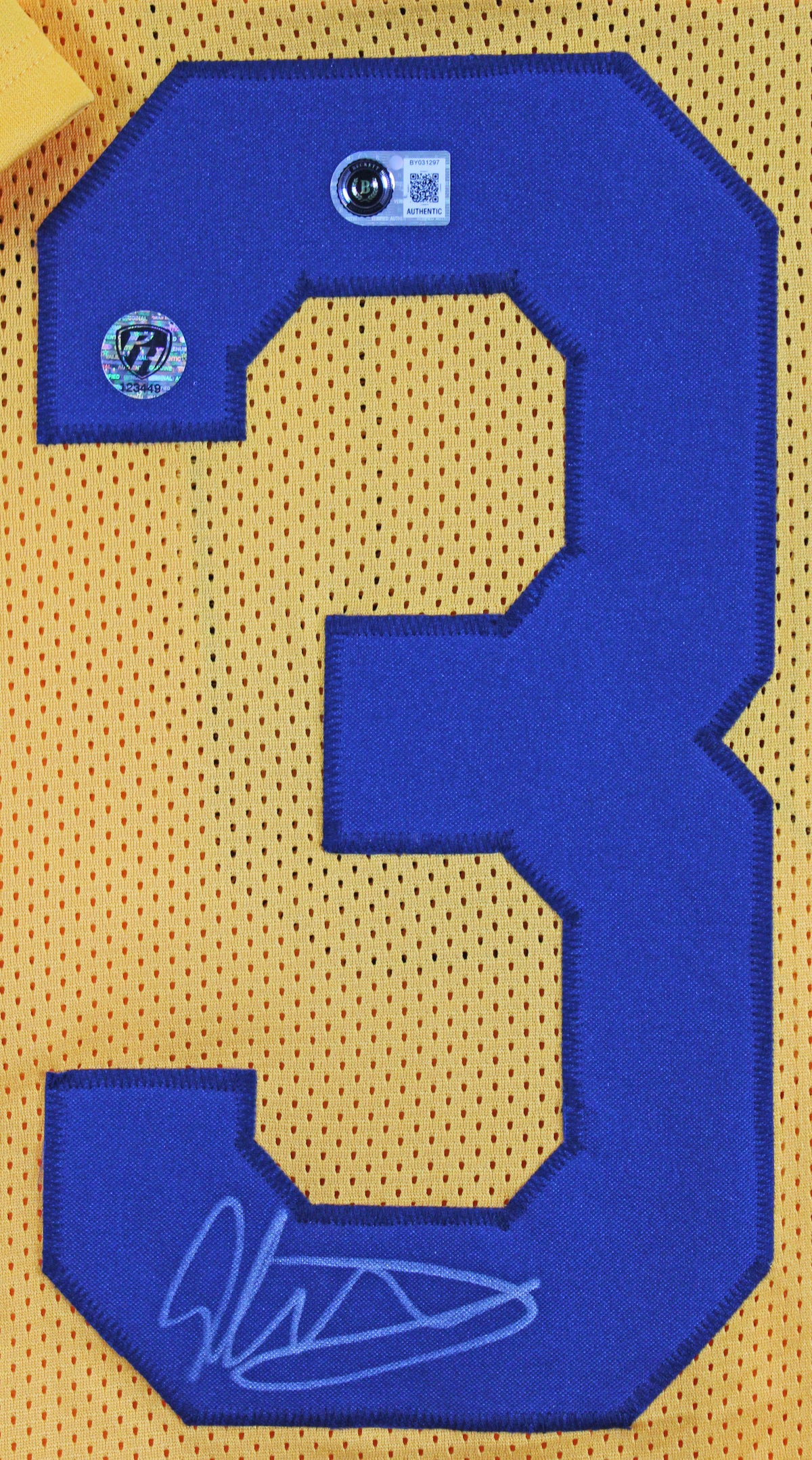 Todd Gurley II Authentic Signed Yellow Pro Style Jersey BAS #BY031297