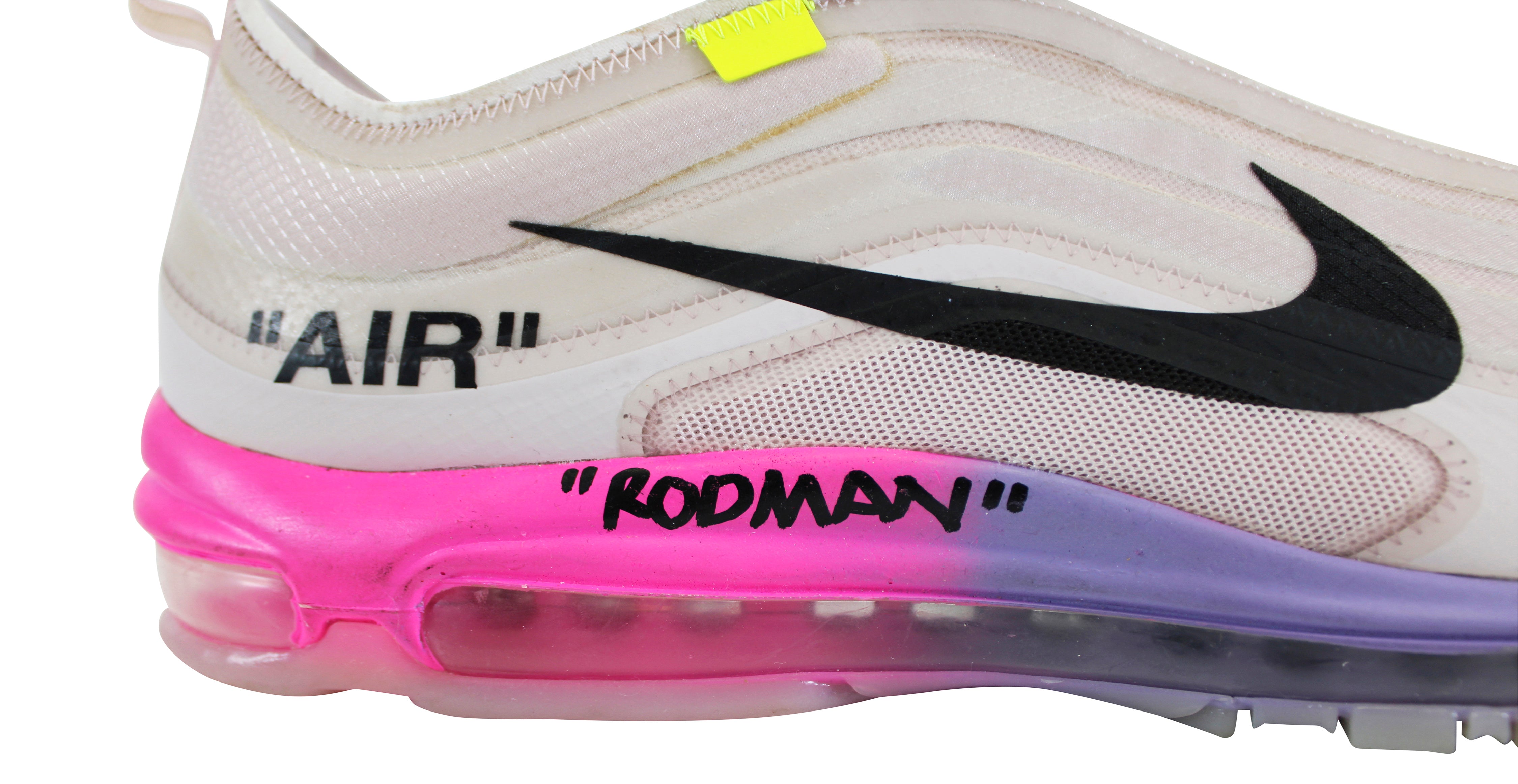 Virgil Abloh Signed 2018 Nike Air Max 97 Elemental Rose Serena Queen Shoes BAS