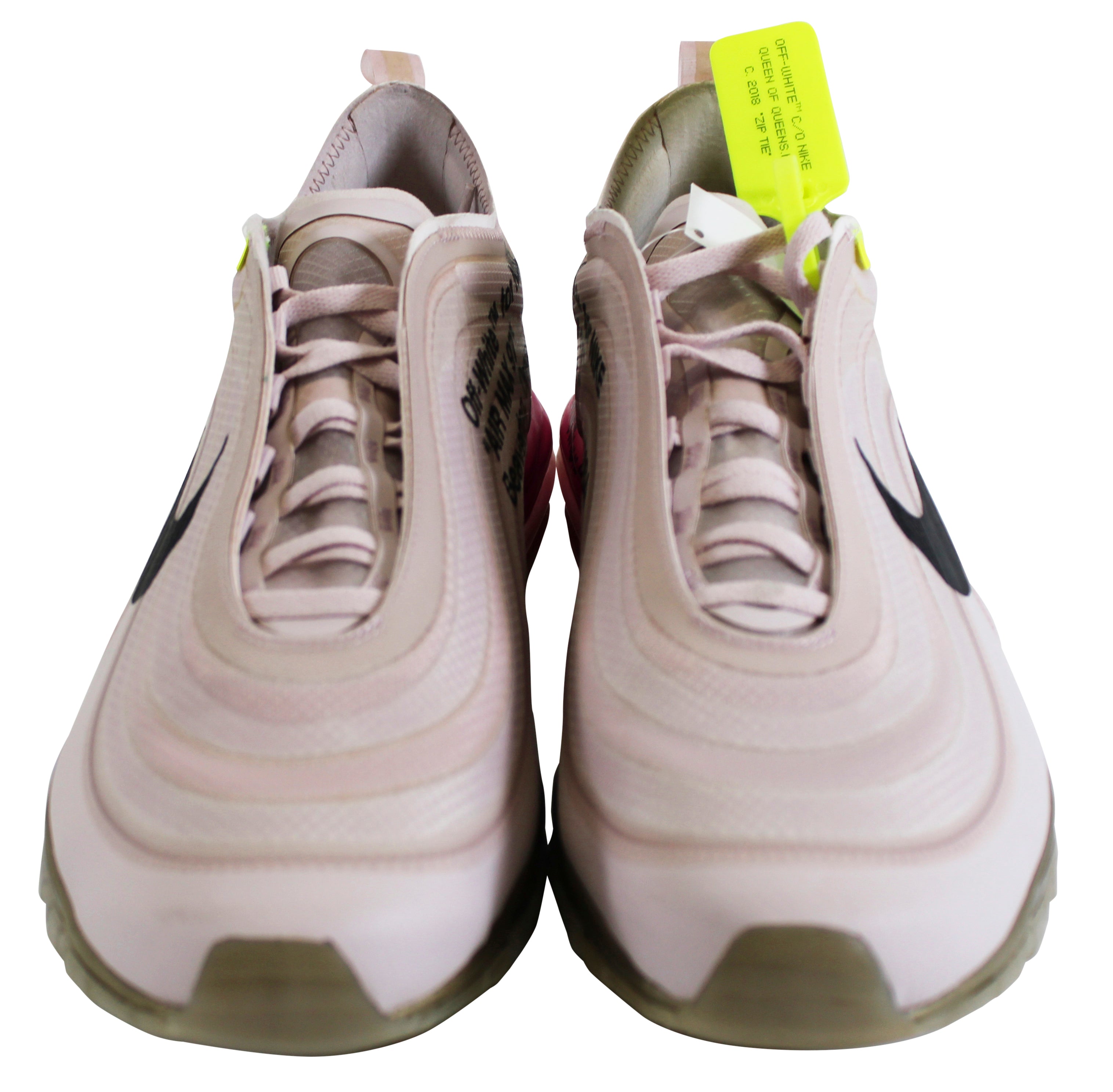 Virgil Abloh Signed 2018 Nike Air Max 97 Elemental Rose Serena Queen Shoes BAS