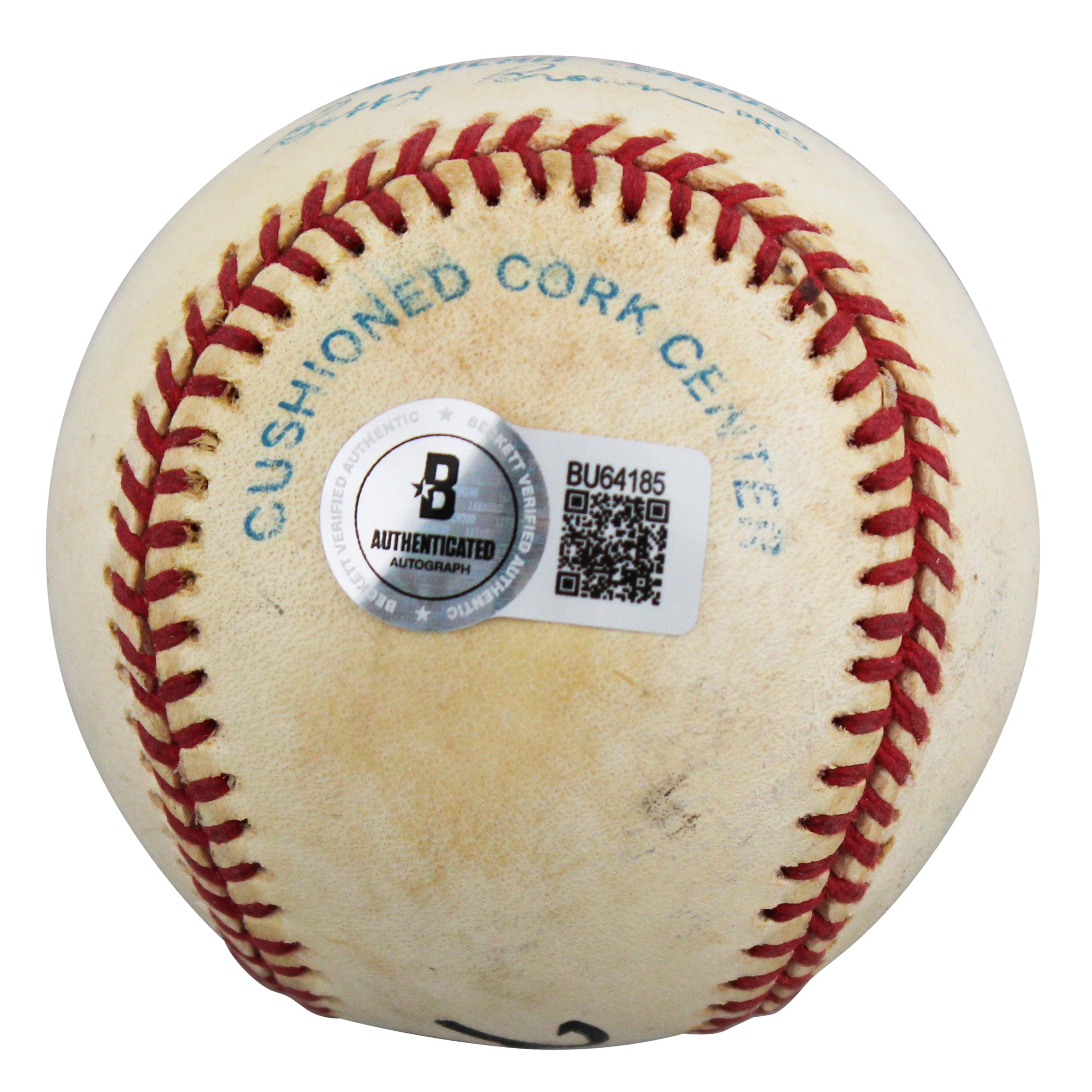 Athletics Mike Gallego Authentic Signed Bobby Brown OAL Baseball BAS #BU64185