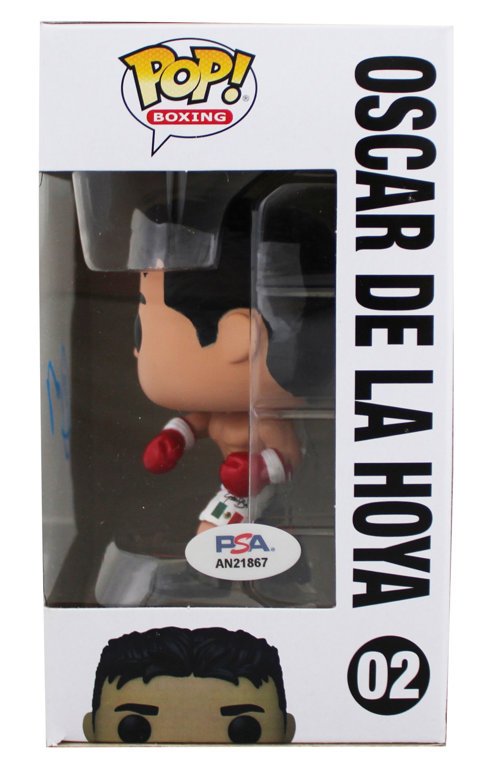 Oscar De La Hoya Authentic Signed #02 Funko Pop Vinyl Figure PSA/DNA #AN21867