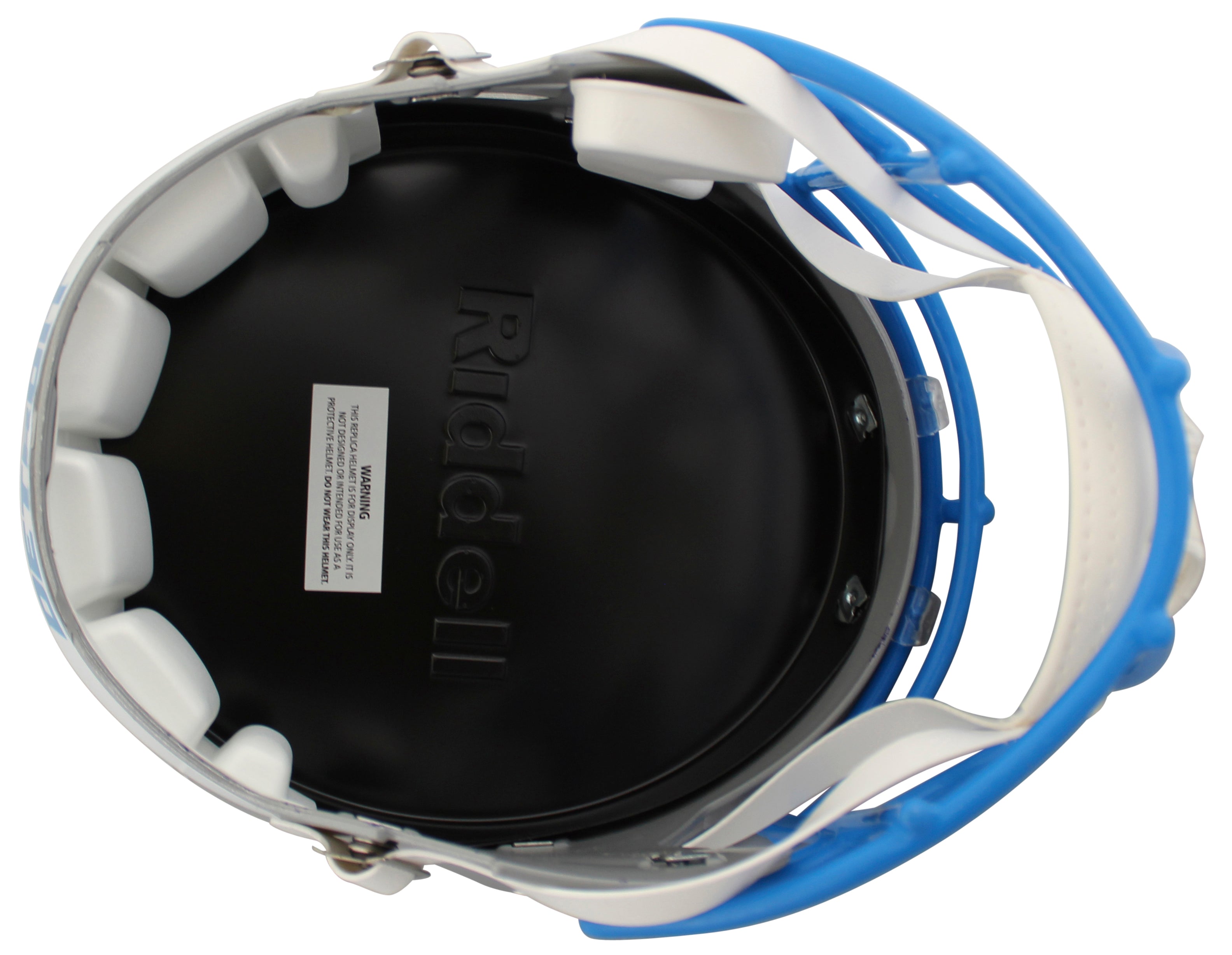 Lions David Montgomery Signed 2024 Full Size Speed Rep Helmet BAS Witnessed