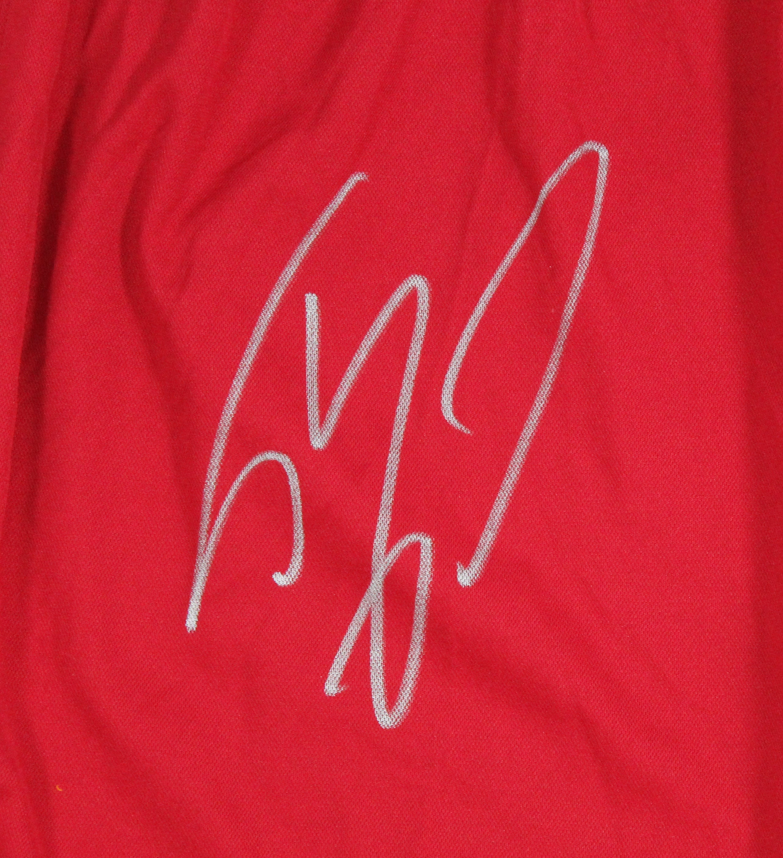 Cavaliers Shaquille O'Neal Signed Red Adidas Practice Shorts BAS Wit #2W958082