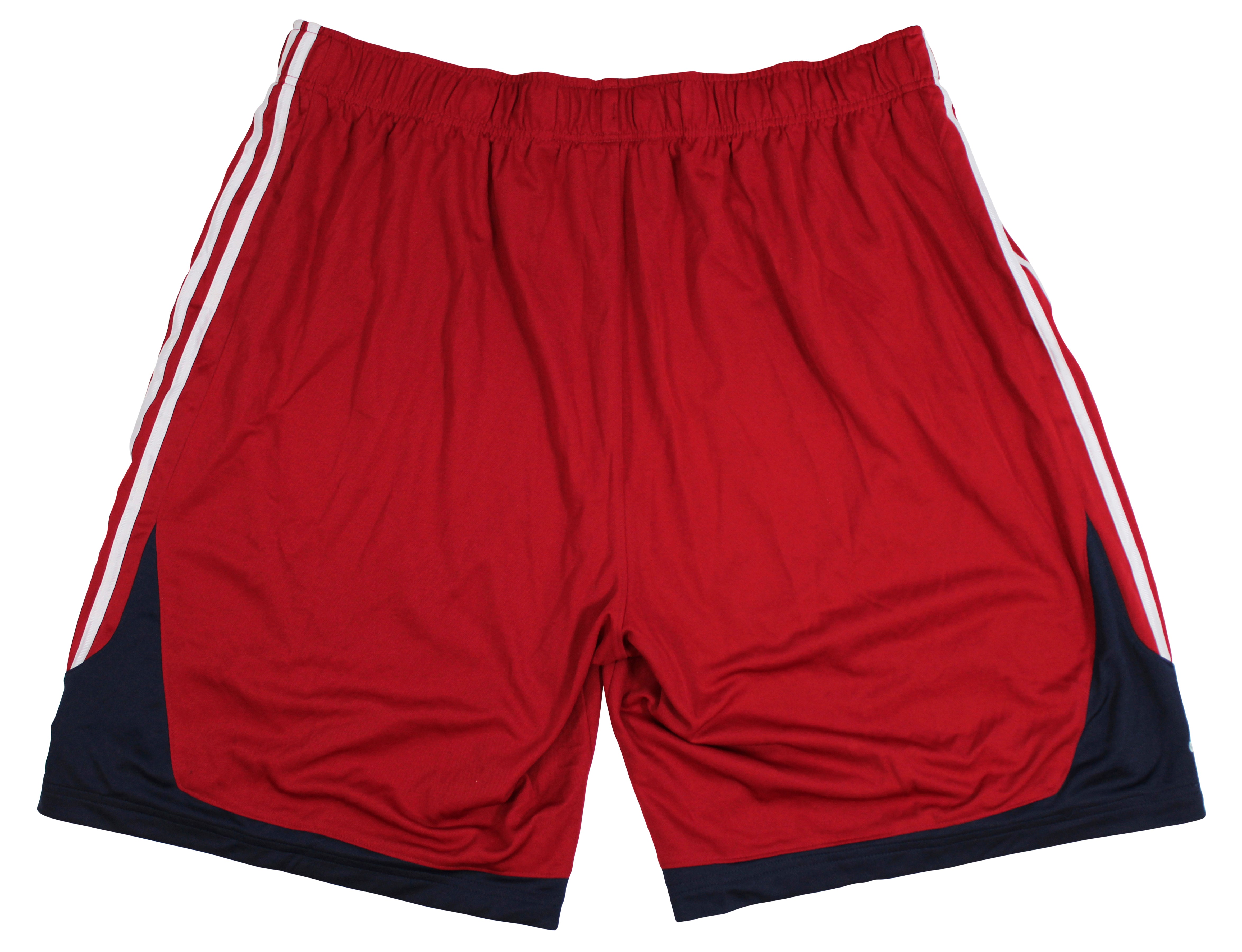 Cavaliers Shaquille O'Neal Signed Red Adidas Practice Shorts BAS Wit #2W958082