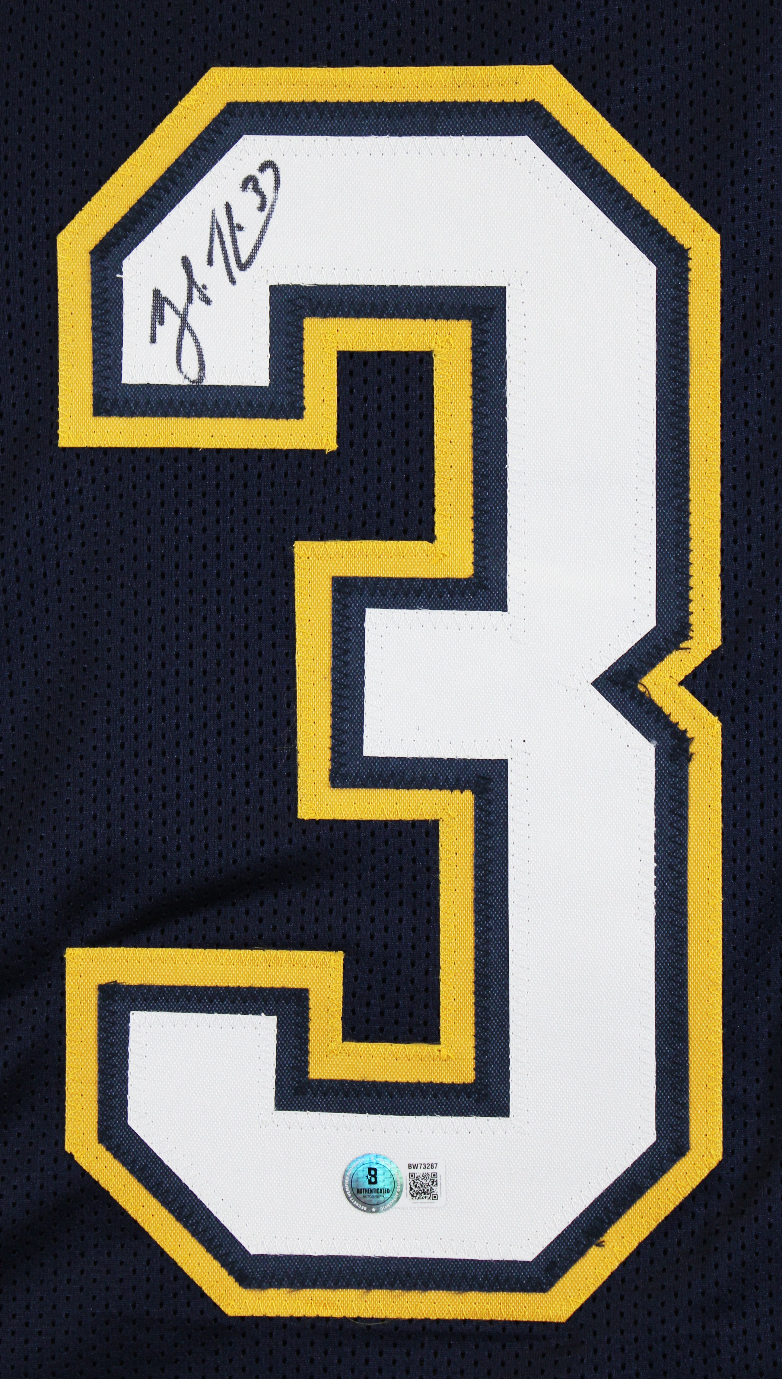 Rodney Harrison Authentic Signed Navy Blue Pro Style Jersey Autographed BAS