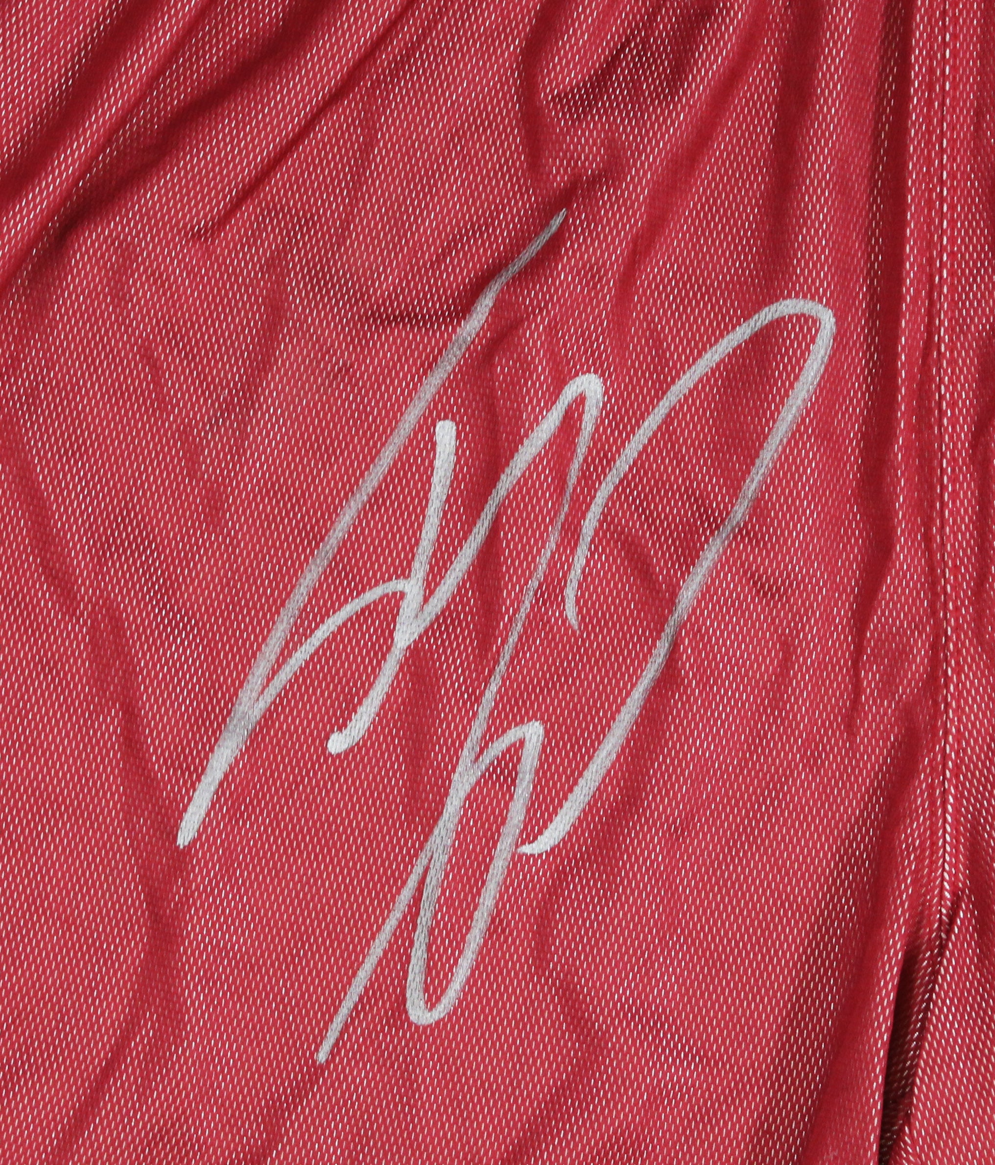 Cavaliers Shaquille O'Neal Signed Red Adidas Practice Shorts BAS Wit #2W958086